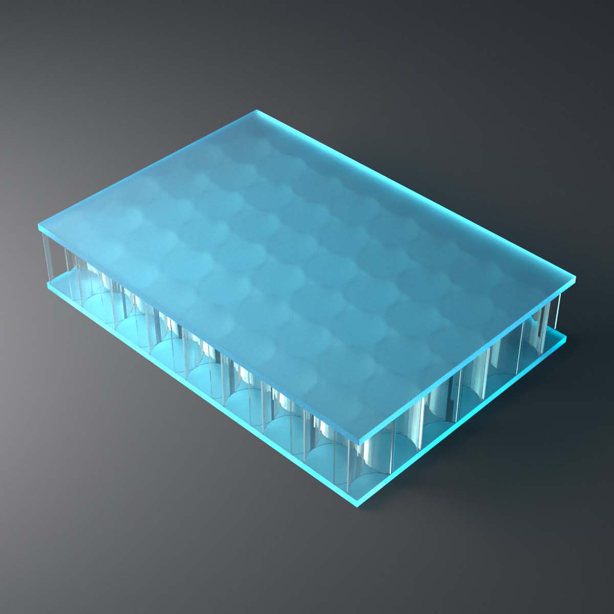 big AIR-board® UV satin | electric blue