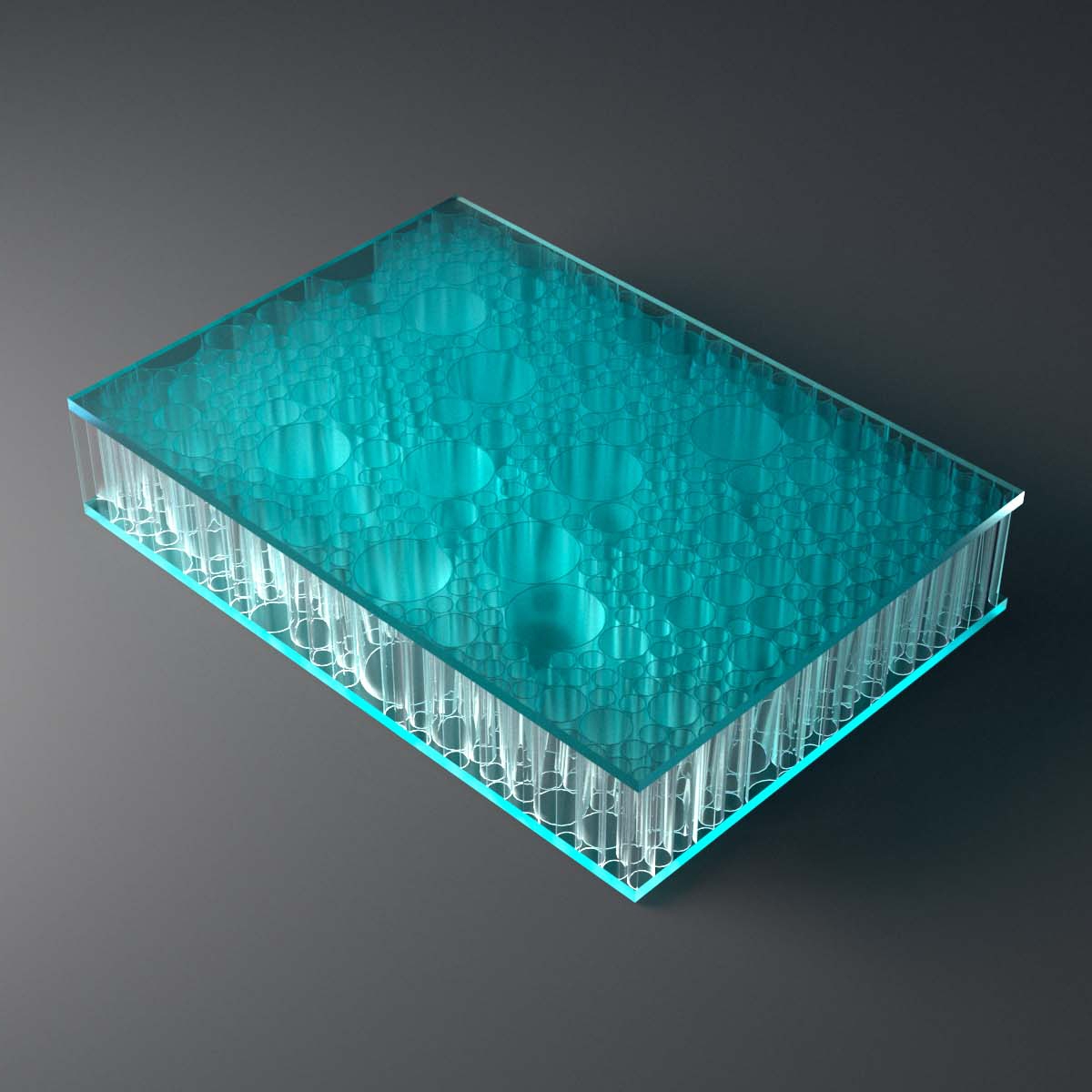 Afficher le produit chaos AIR-board® UV PC color | light blue du fabricant Design Composite