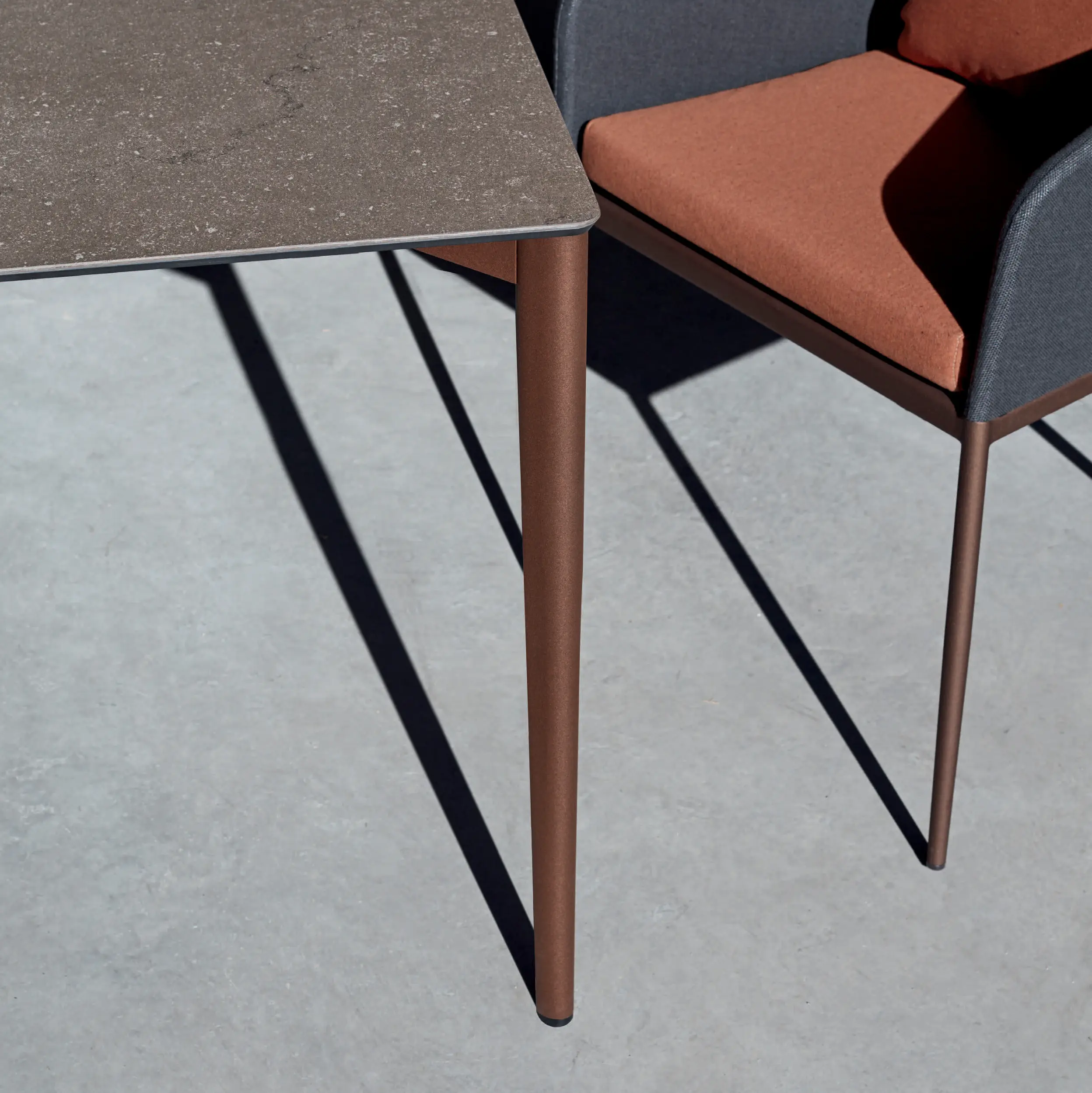 Expormim - Nude rectangular dining table