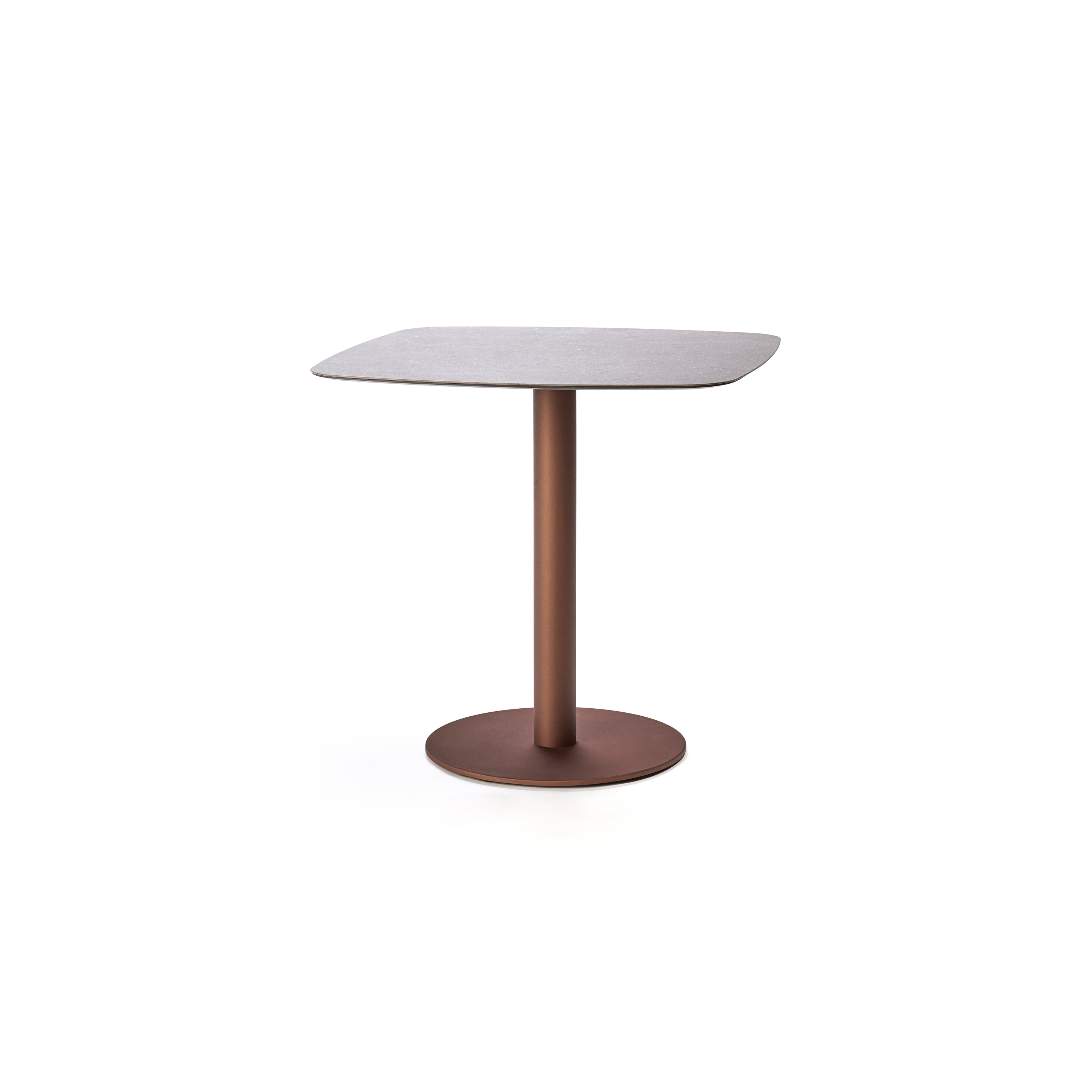 Display product Flamingo Outdoor Dining table stand with elliptical top from manufacturer Expormim