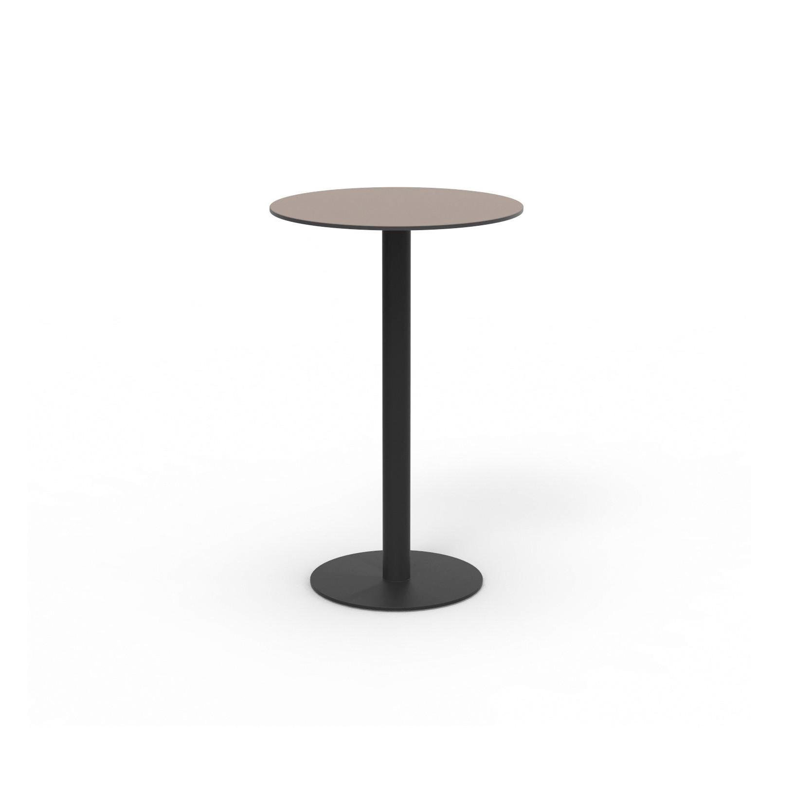 Display product Flamingo outdoor High dining table stand with round top from manufacturer Expormim