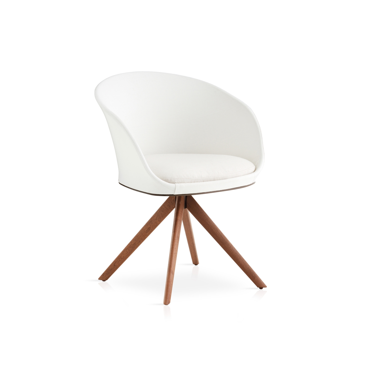 Mostrar el producto Blum sillón comedor con patas de madera del fabricante Expormim