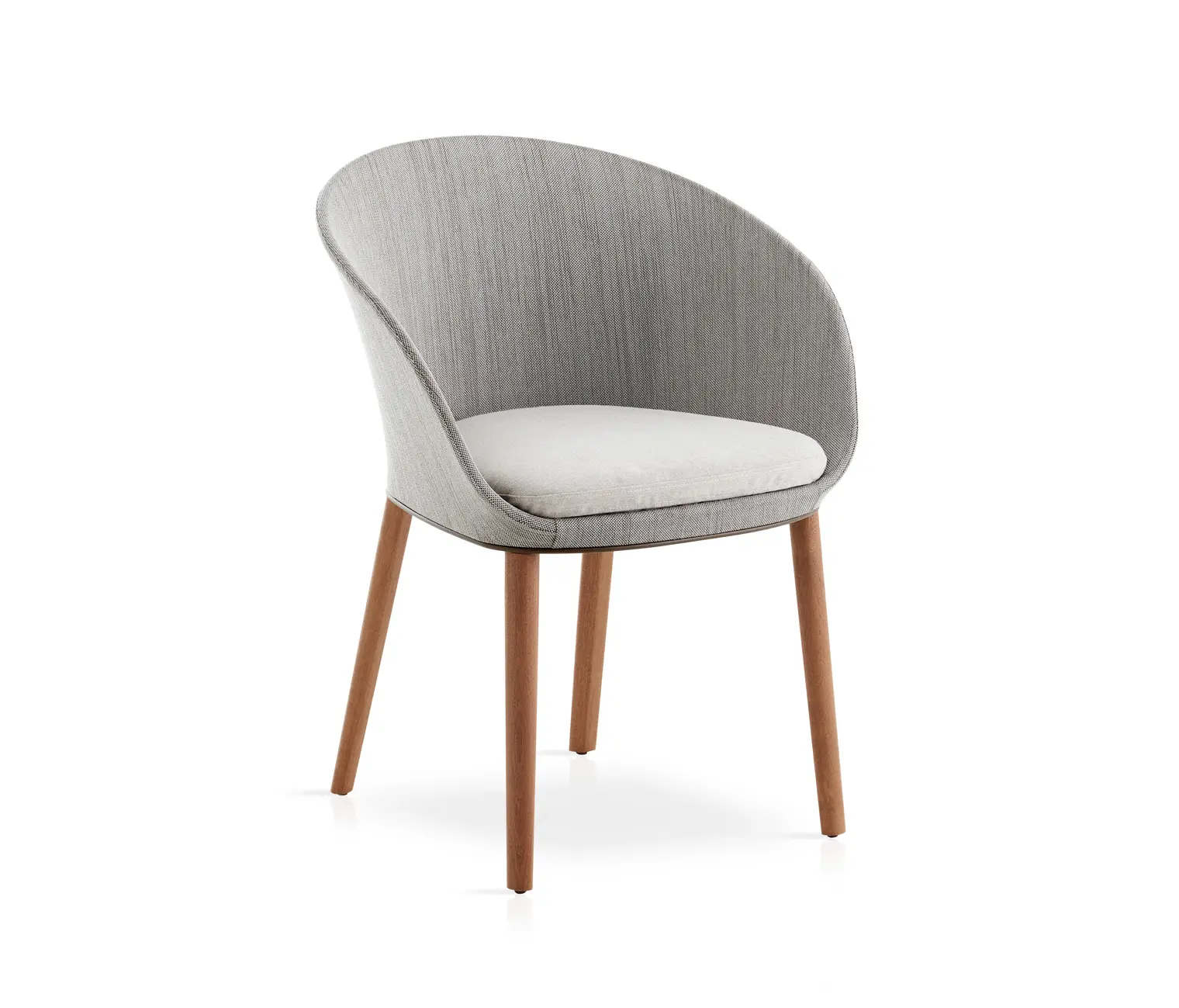 Expormim - Blum Dining armchair with solid wood legs