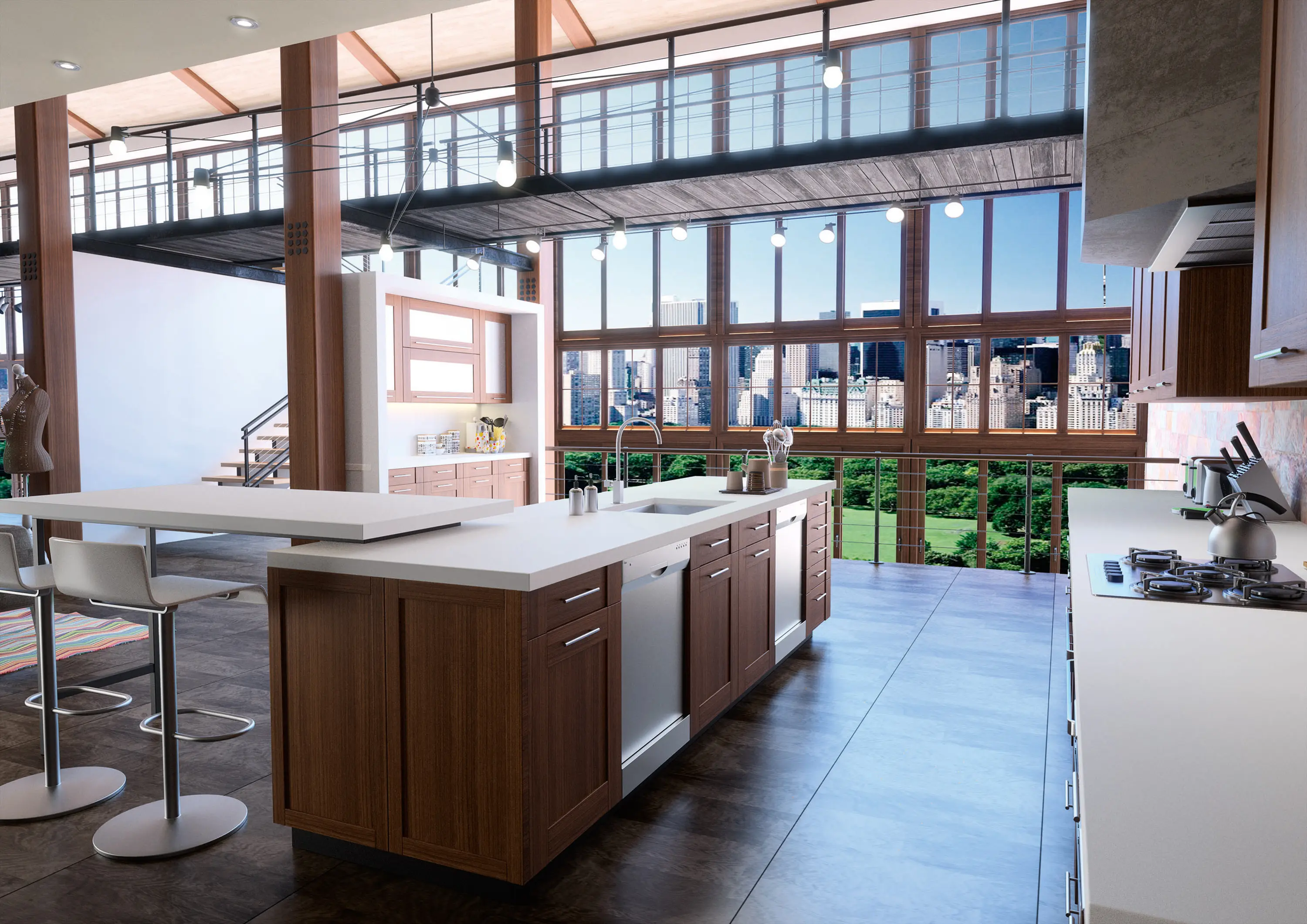 Compac - Quartz NY Collection Ice Zement Glace