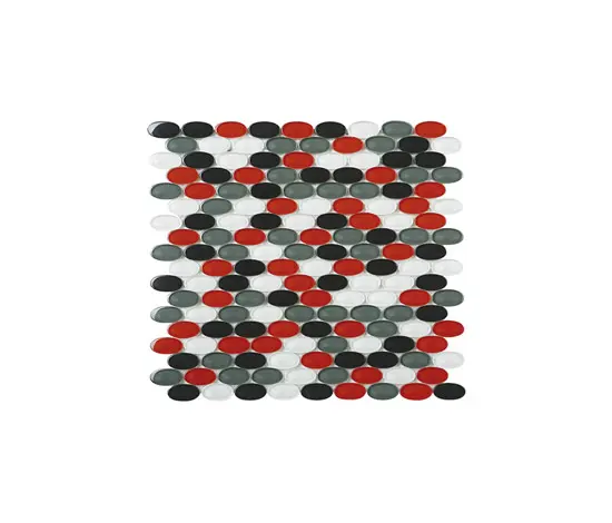 EVIT - Oval Glass Mosaic M04