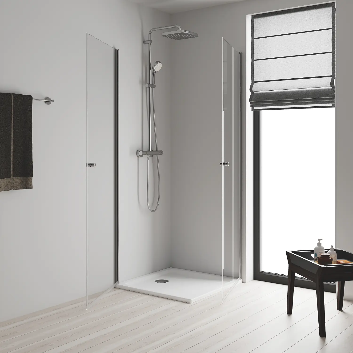 GROHE - Tempesta Cosmopolitan System 250 CubeShower system with thermostat for wall mounting