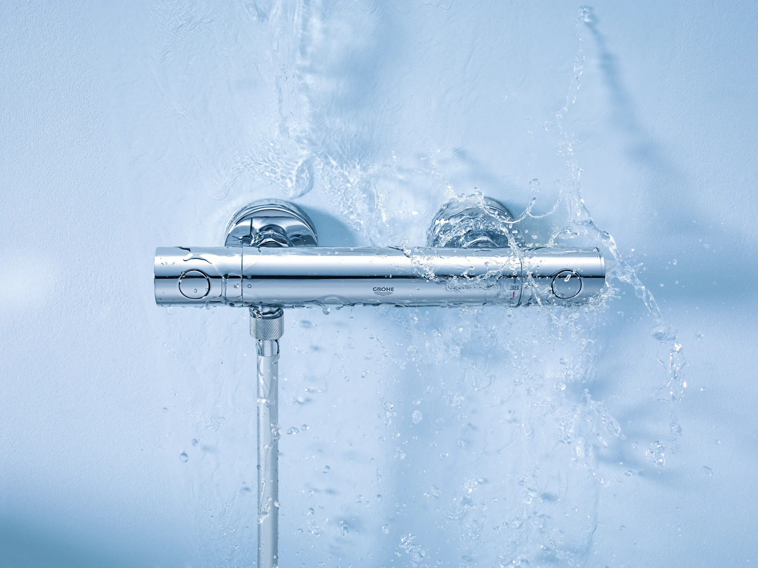 GROHE - Grohtherm 1000 Cosmopolitan Thermostat-Brausebatterie DN 15 mit Brausegarnitur