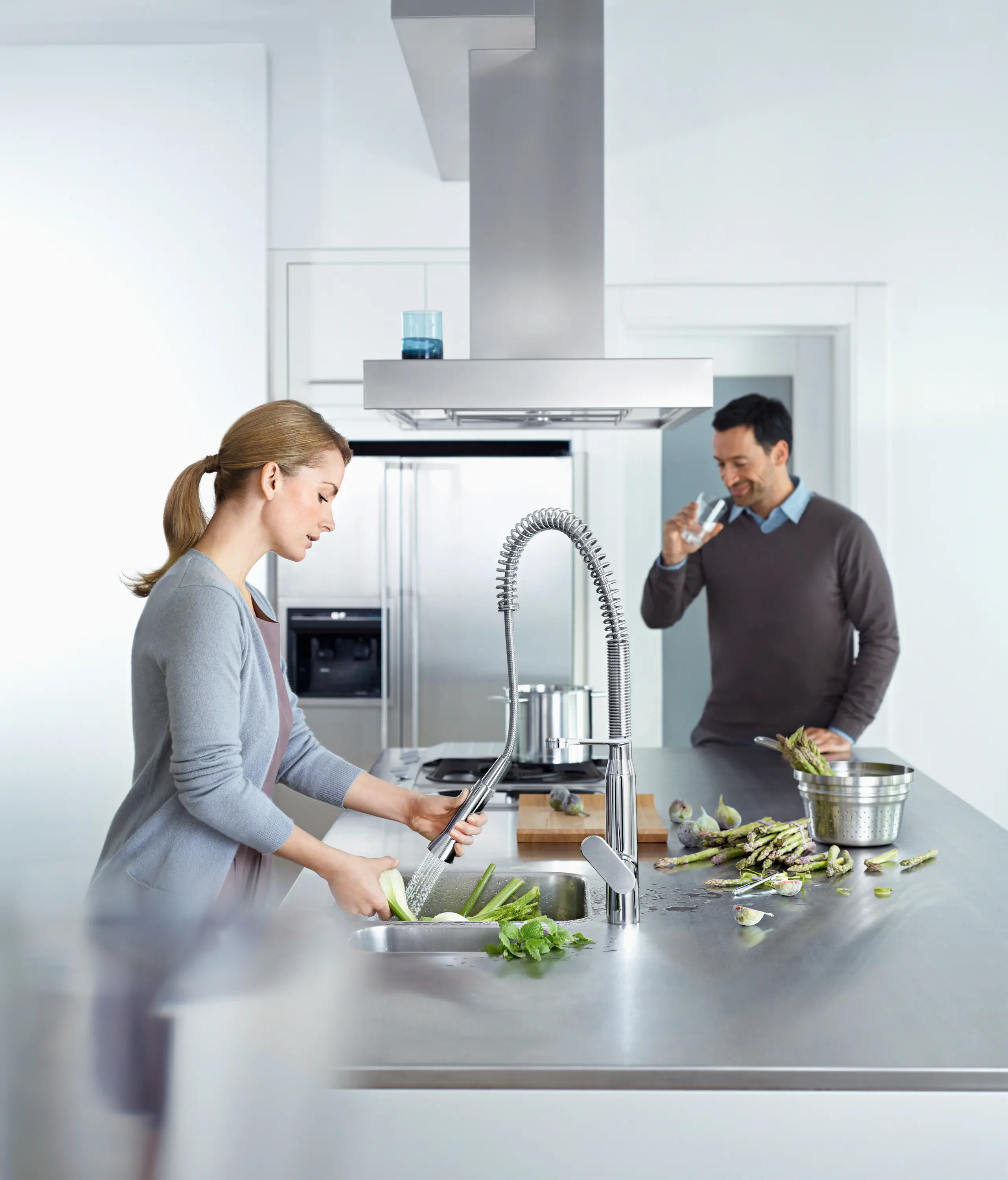 GROHE - K7 Foot Control Electronic single-lever sink mixer 1/2"