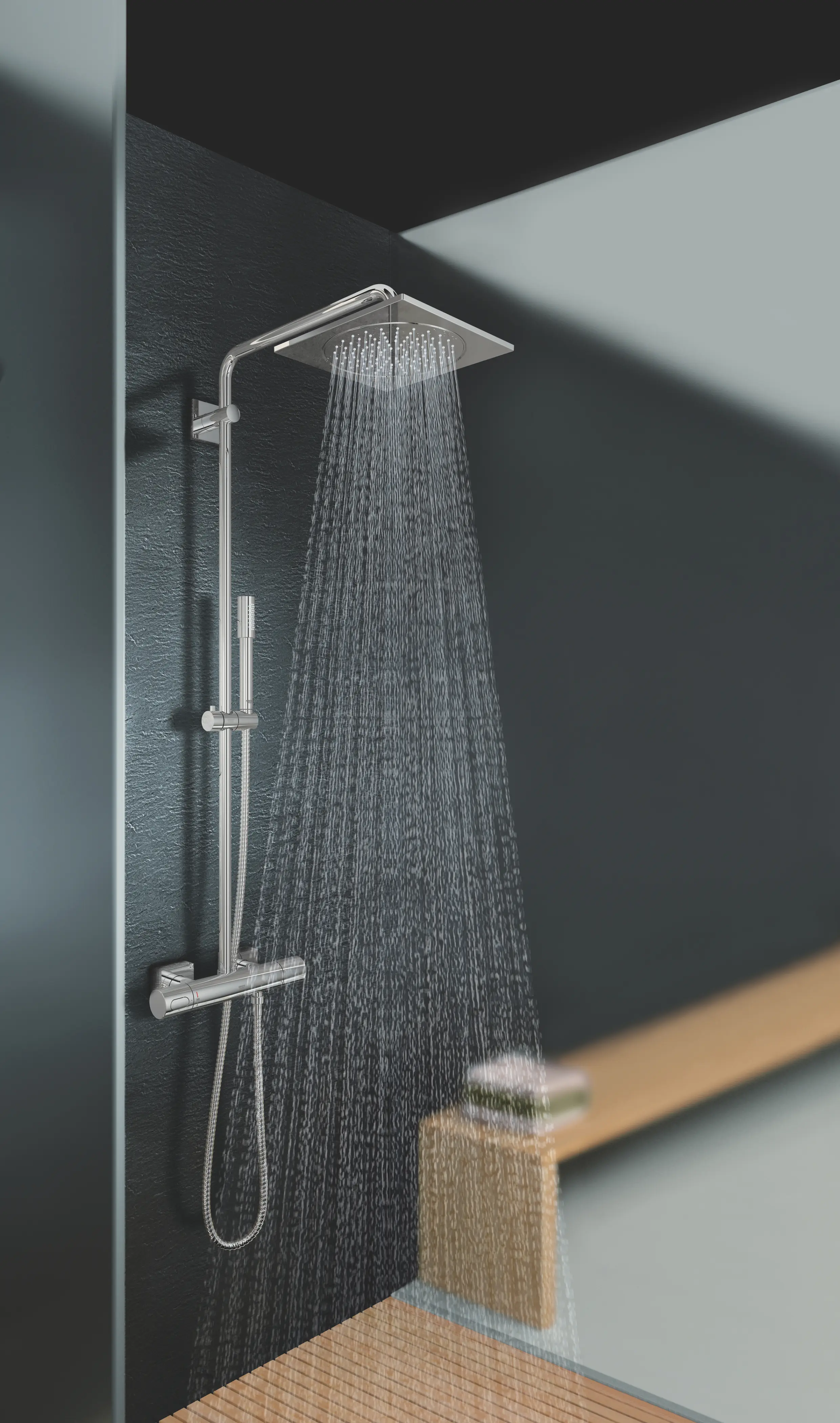 GROHE - Rainshower® F-Series System 254 Shower system with thermostat