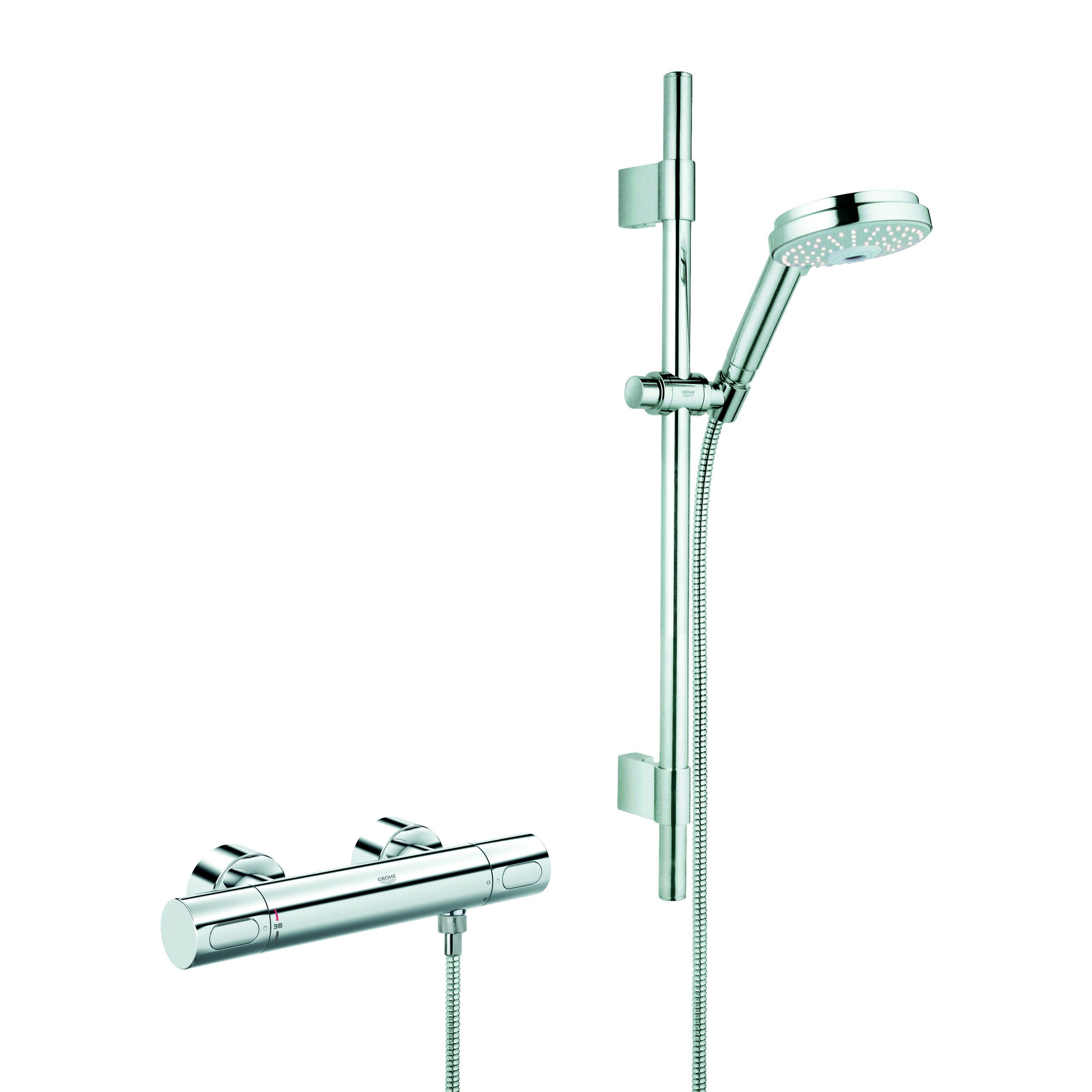 Display product Grohtherm 3000 Cosmopolitan Thermostatic shower mixer 1/2" from manufacturer GROHE