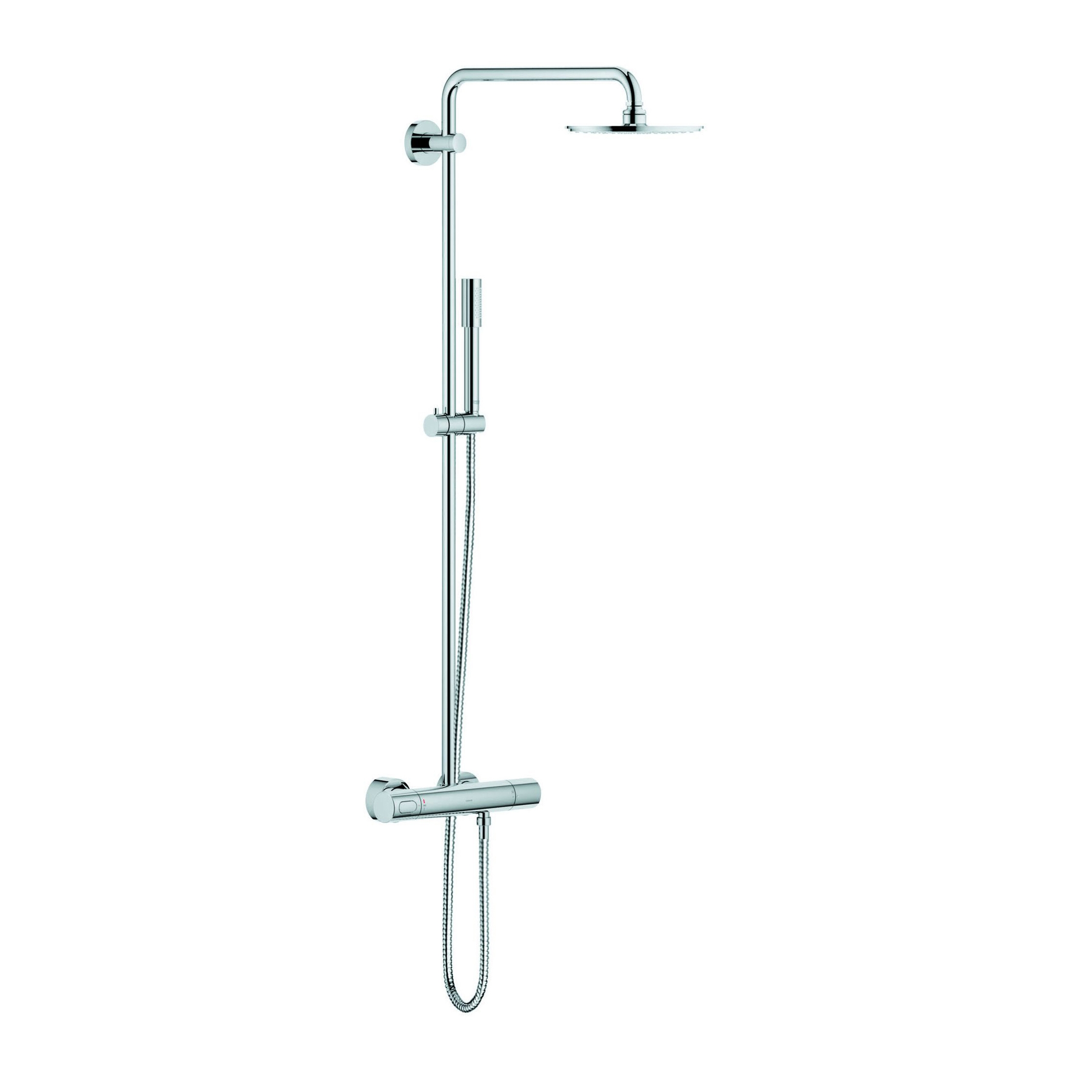 Display product Rainshower® System 210 Shower system with thermostat from manufacturer GROHE