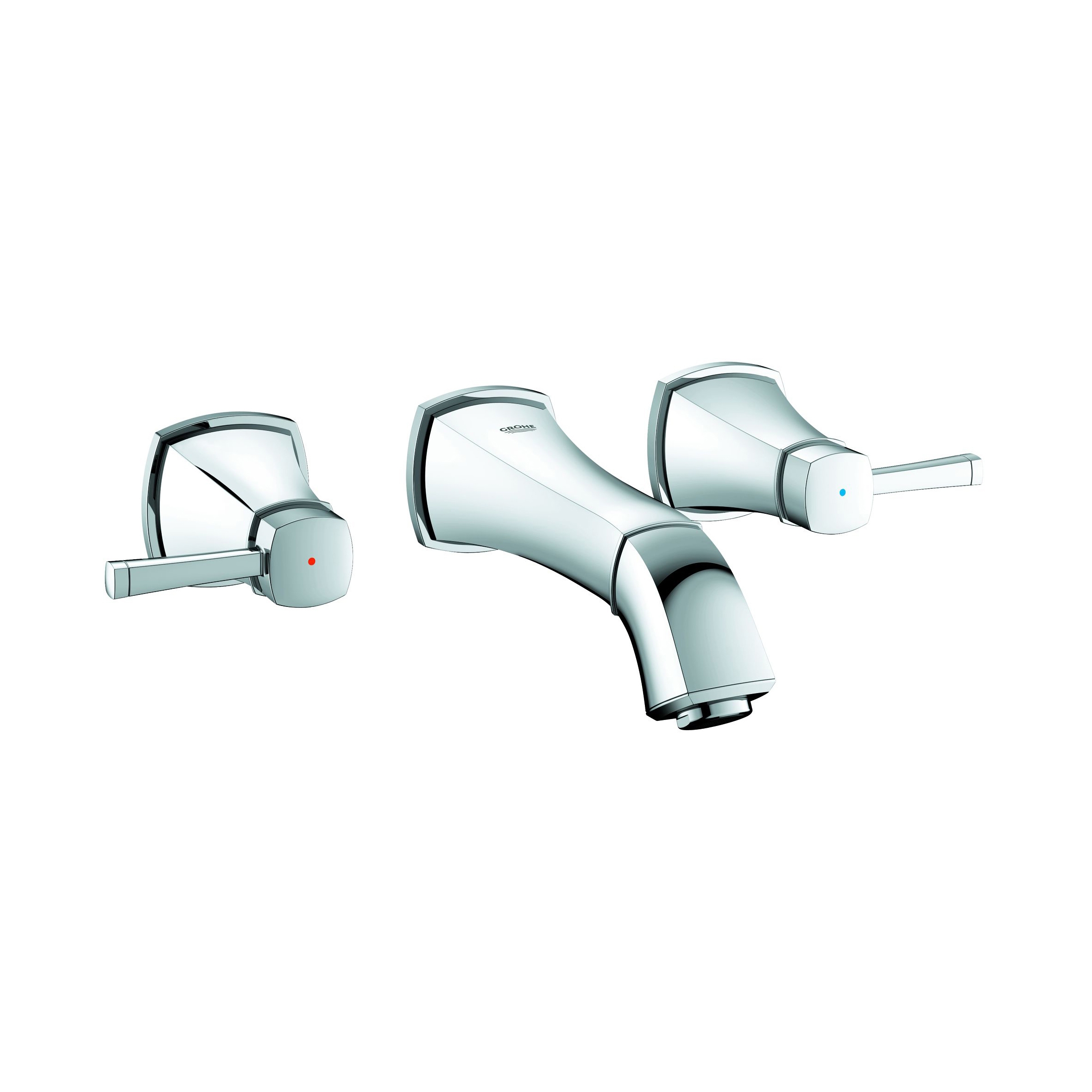 Mostra il prodotto Grandera Batteria a 3 fori per lavabo Taglia S del produttore GROHE