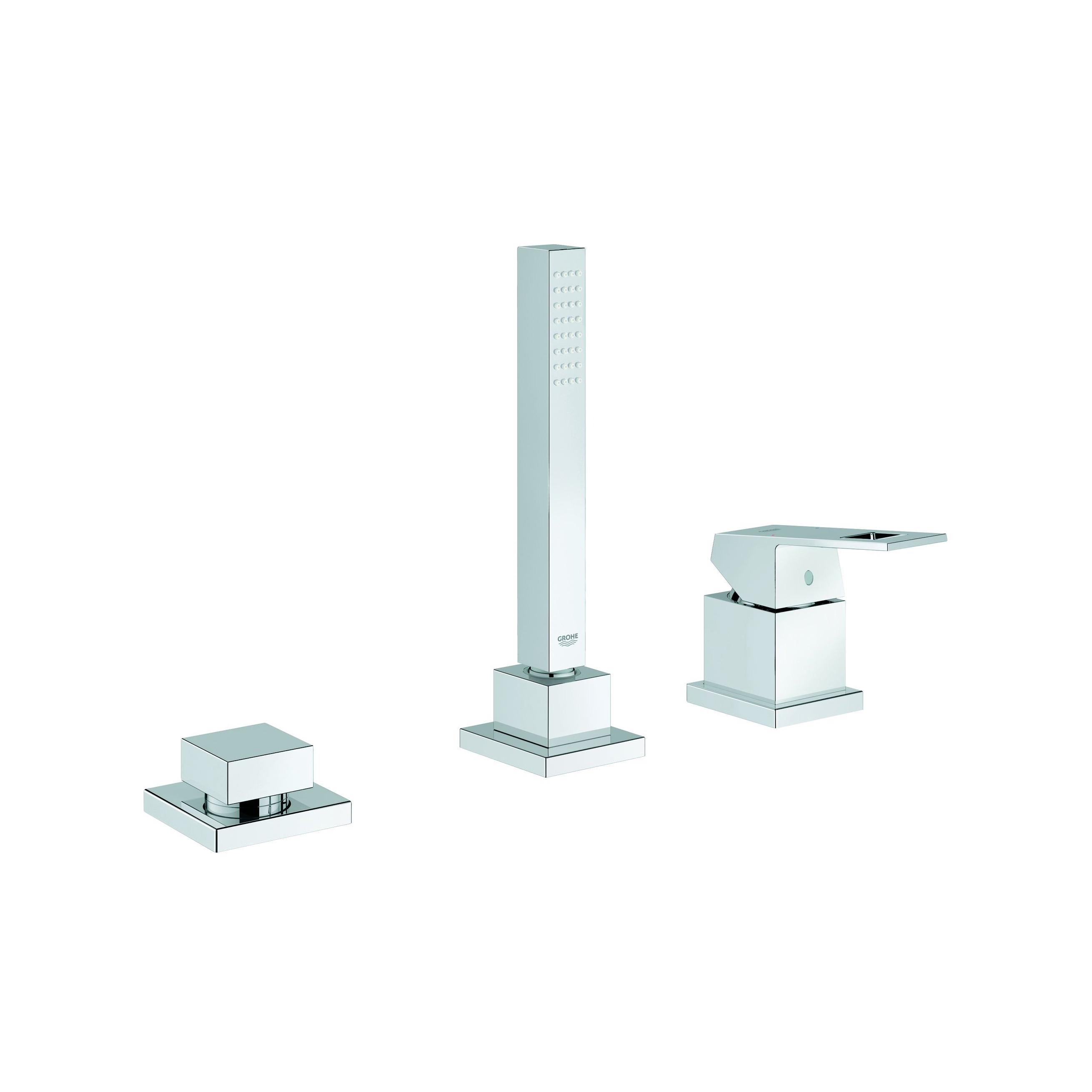 Display product Eurocube 3-hole bath combination from manufacturer GROHE