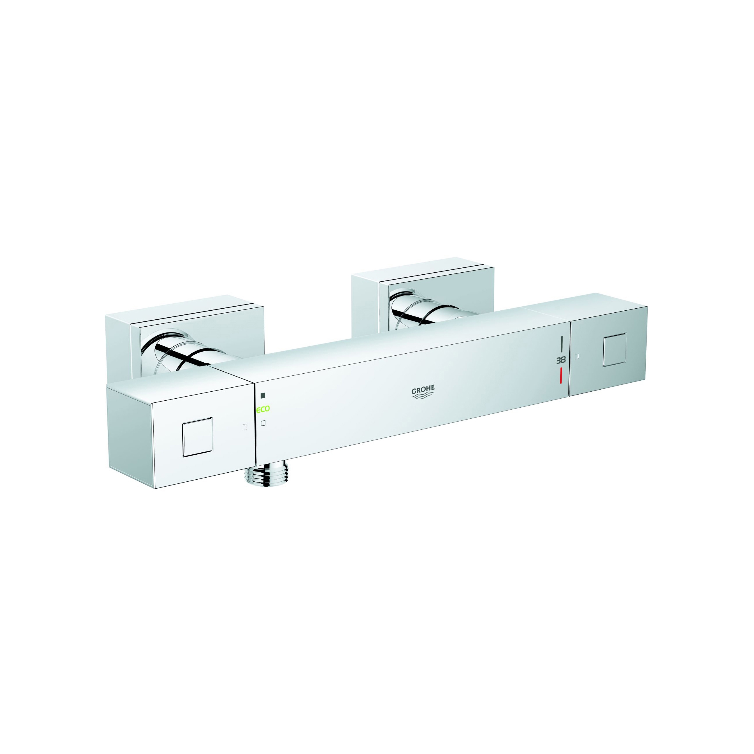Vertoon produk Grohtherm Cube Thermostatic shower mixer 1/2" van vervaardiger GROHE