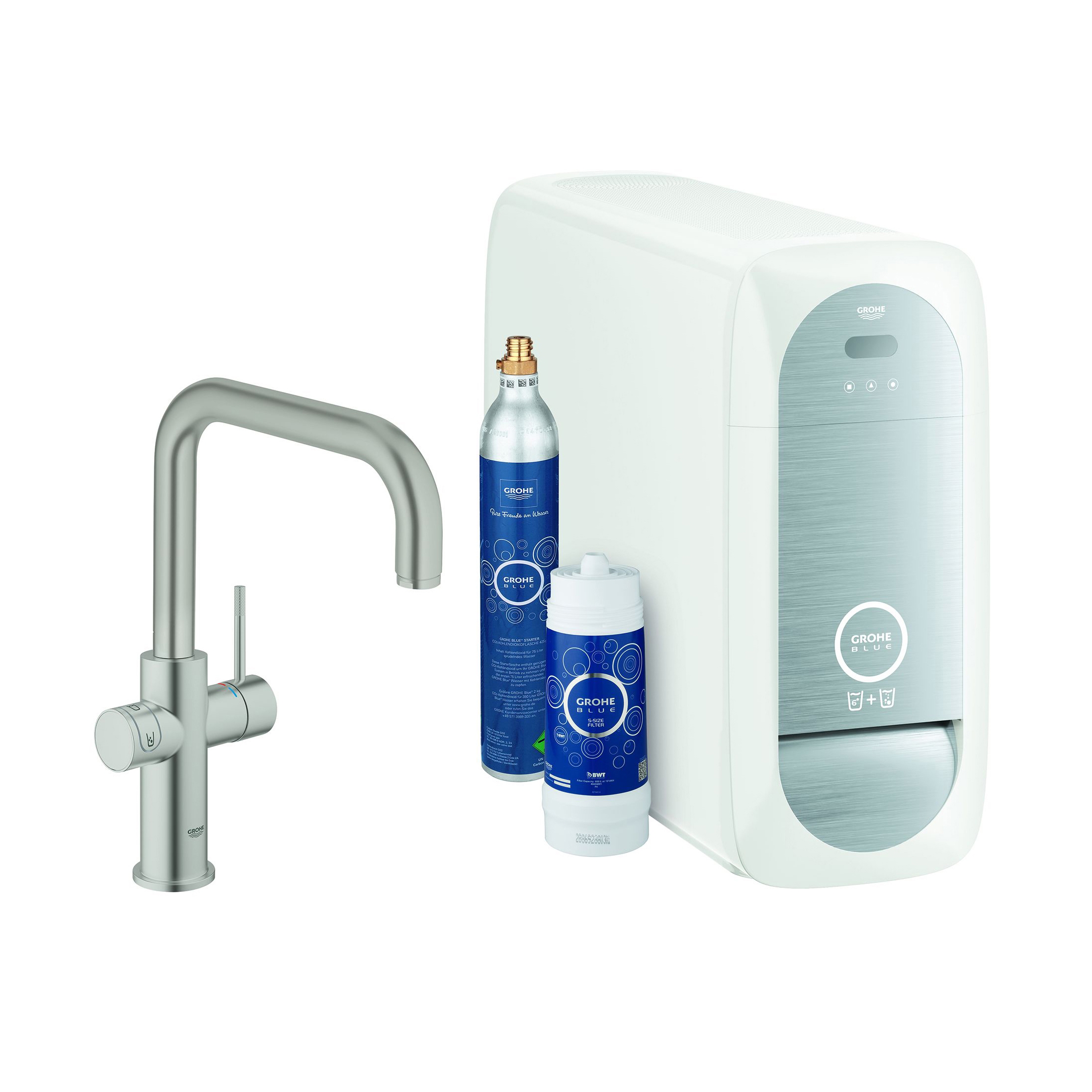 Display product GROHE Blue Home U-spout Starter kit from manufacturer GROHE