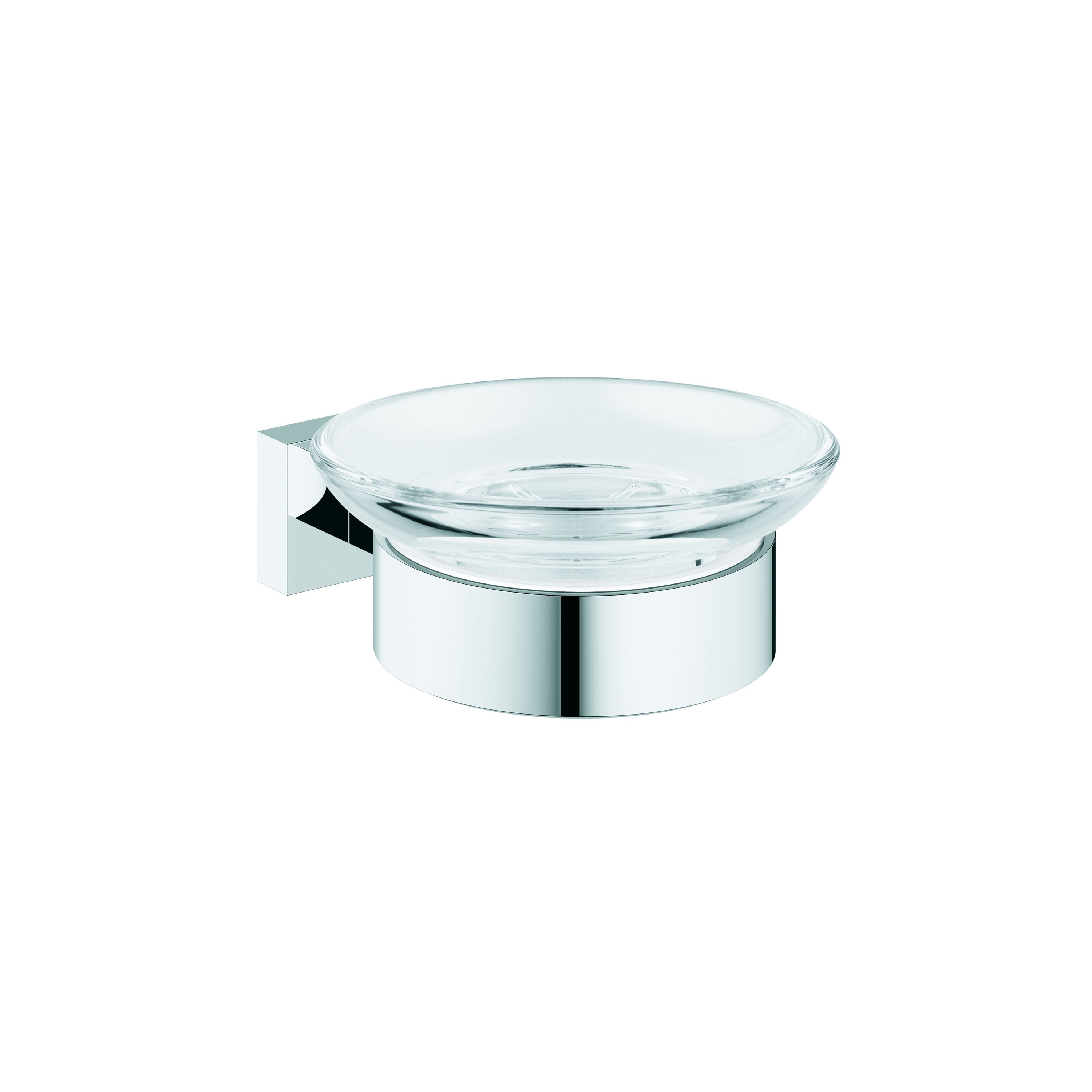 Display product Essentials Cube Soap dish with holder from manufacturer GROHE