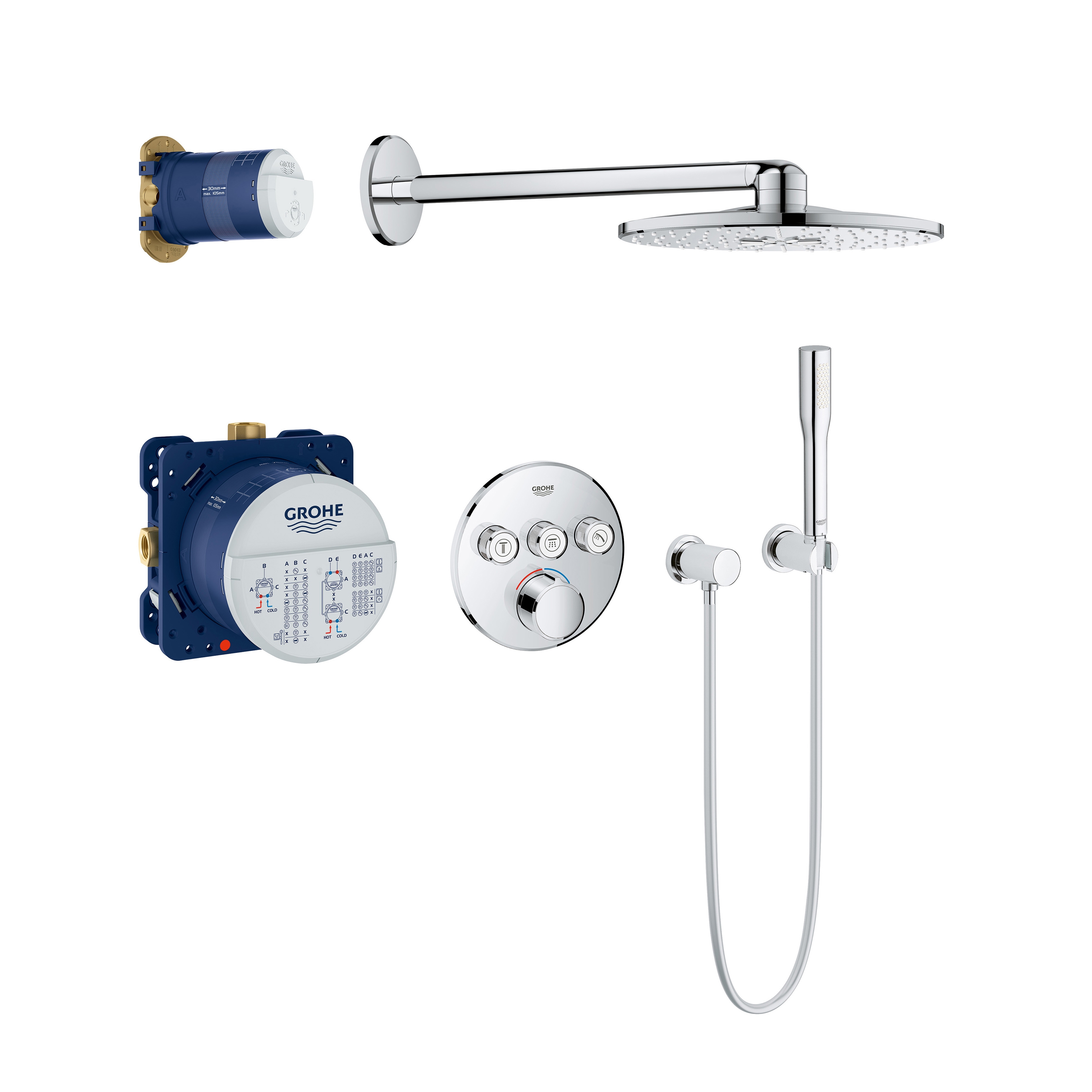 Produkt GROHE SmartControl MixerPerfect shower set des Herstellers GROHE anzeigen