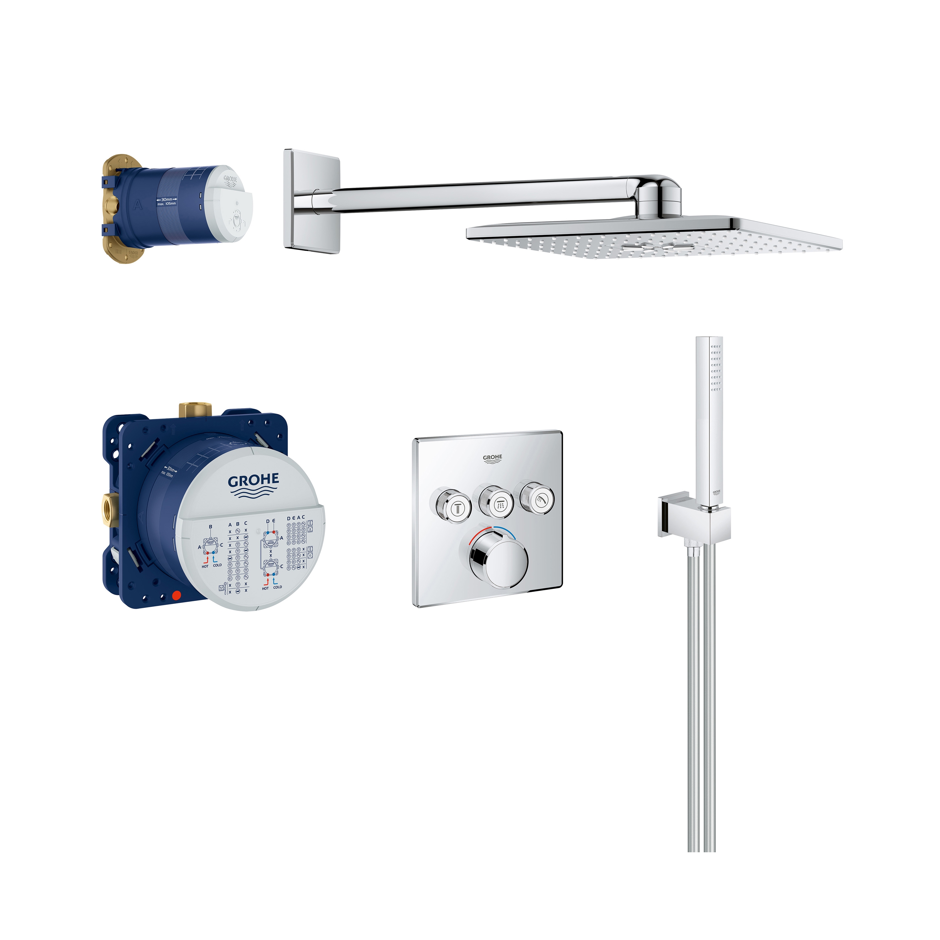 Produkt GROHE SmartControl MixerPerfect shower set des Herstellers GROHE anzeigen