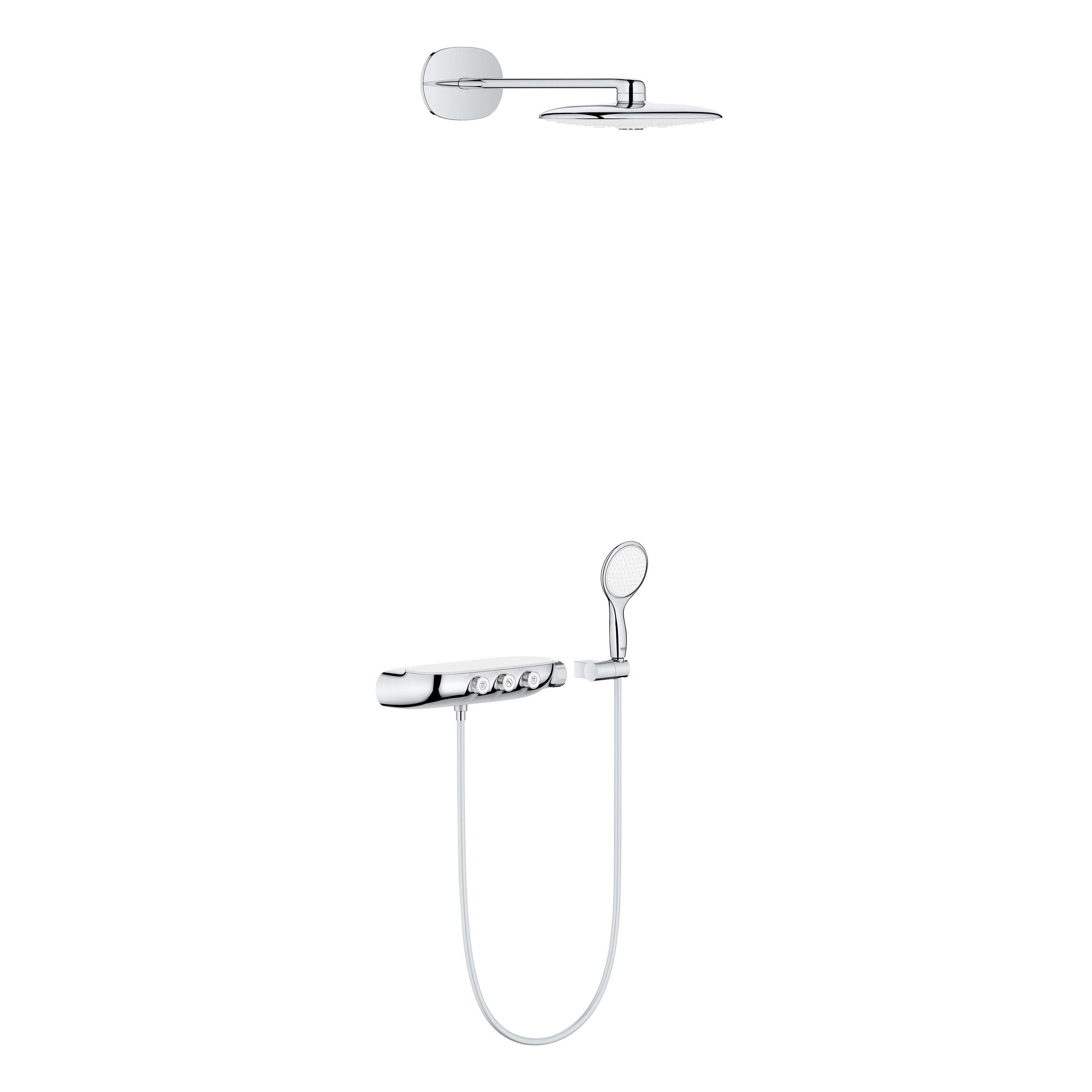 Produkt Rainshower SmartControlKombi-Duschsystem mit Thermostatbatterie des Herstellers GROHE anzeigen