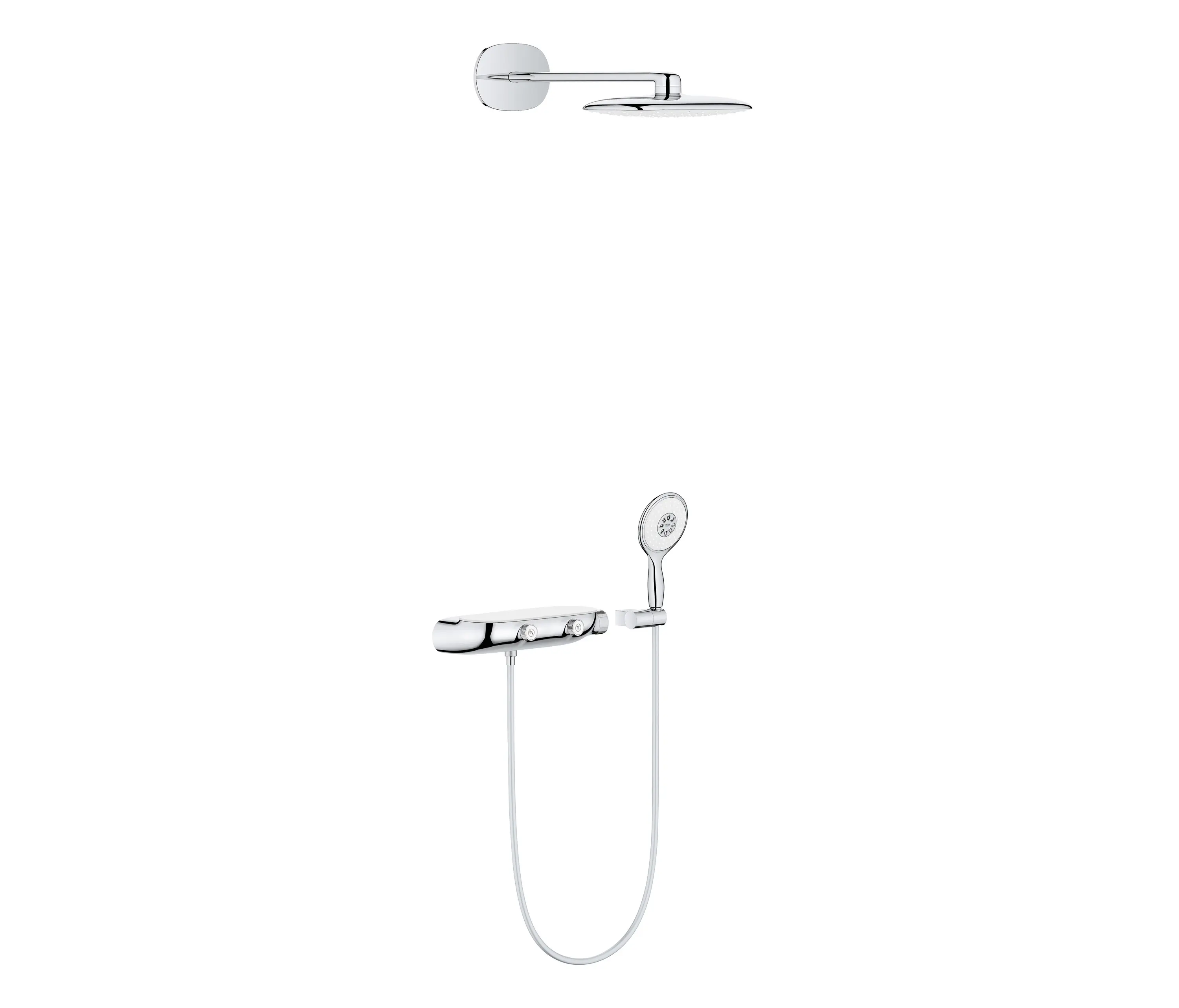 GROHE - Rainshower SmartControlKombi-Duschsystem mit Thermostatbatterie