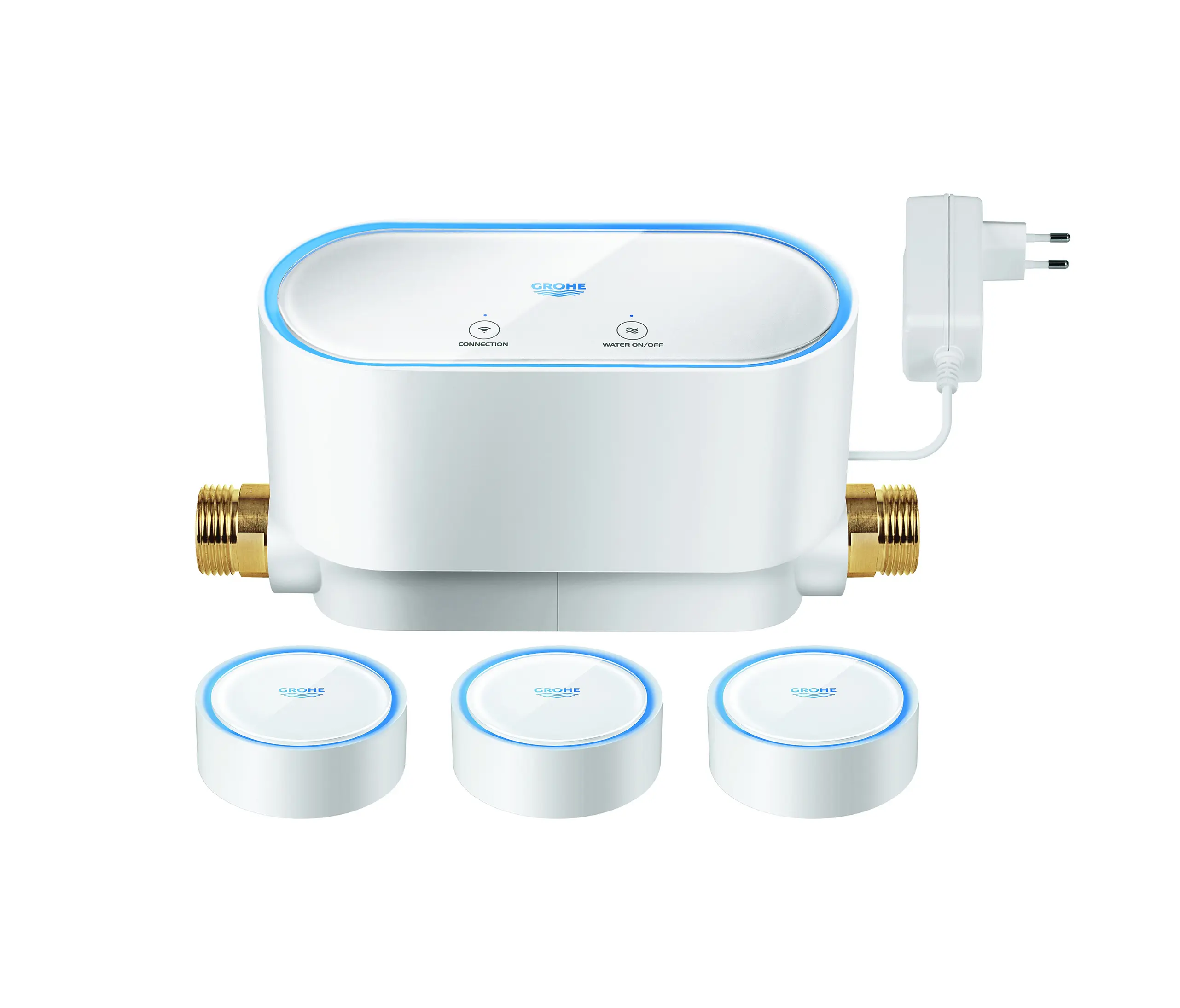 GROHE - GROHE Sense kit Smart water controller + 3 x smart water sensor