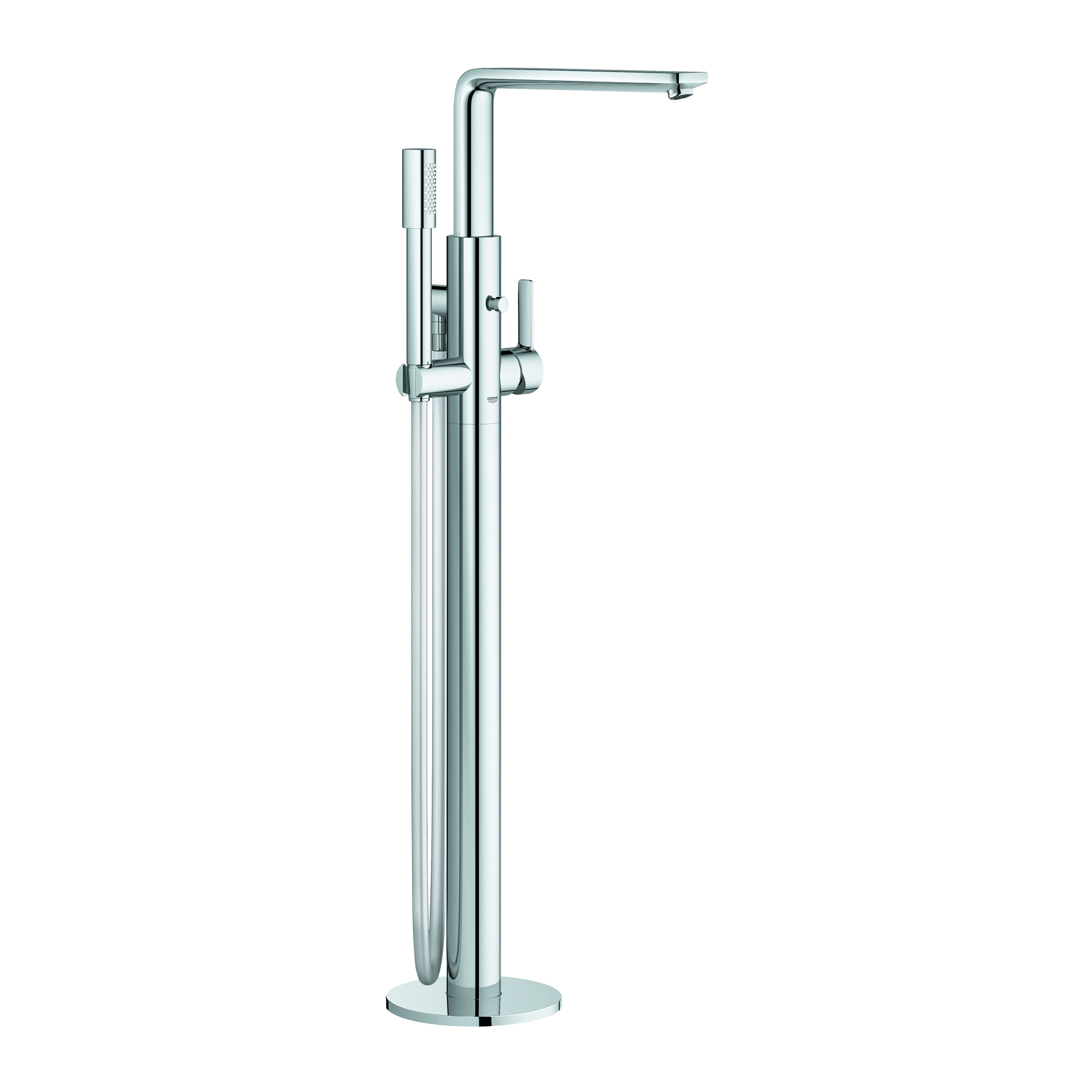 Lineare Single-lever bath mixer 1/2", floor mounted