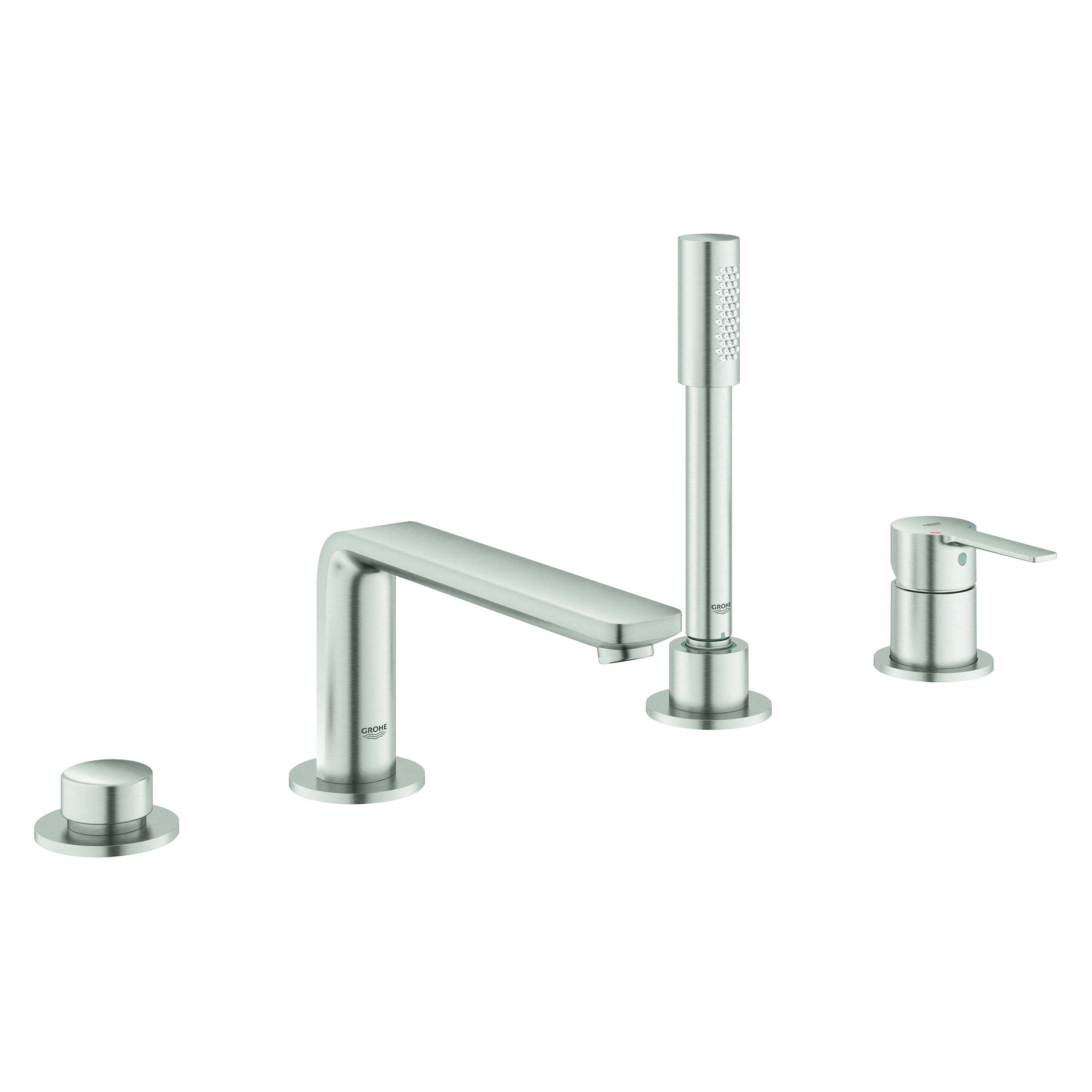 Display product Lineare 4-hole single-lever bath combination from manufacturer GROHE