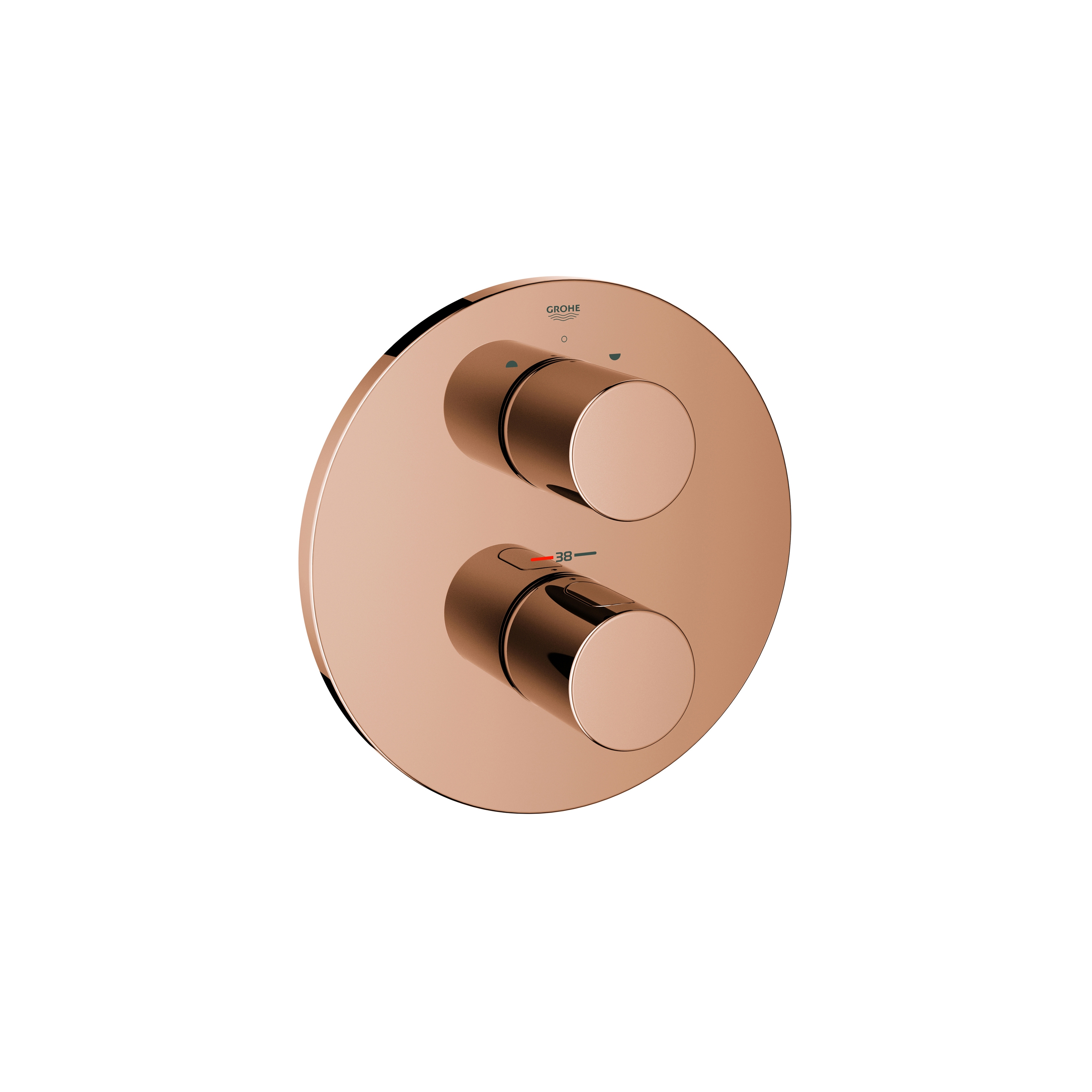 Display product Grohtherm 3000 Cosmopolitan Thermostat with integrated 2-way diverter from manufacturer GROHE