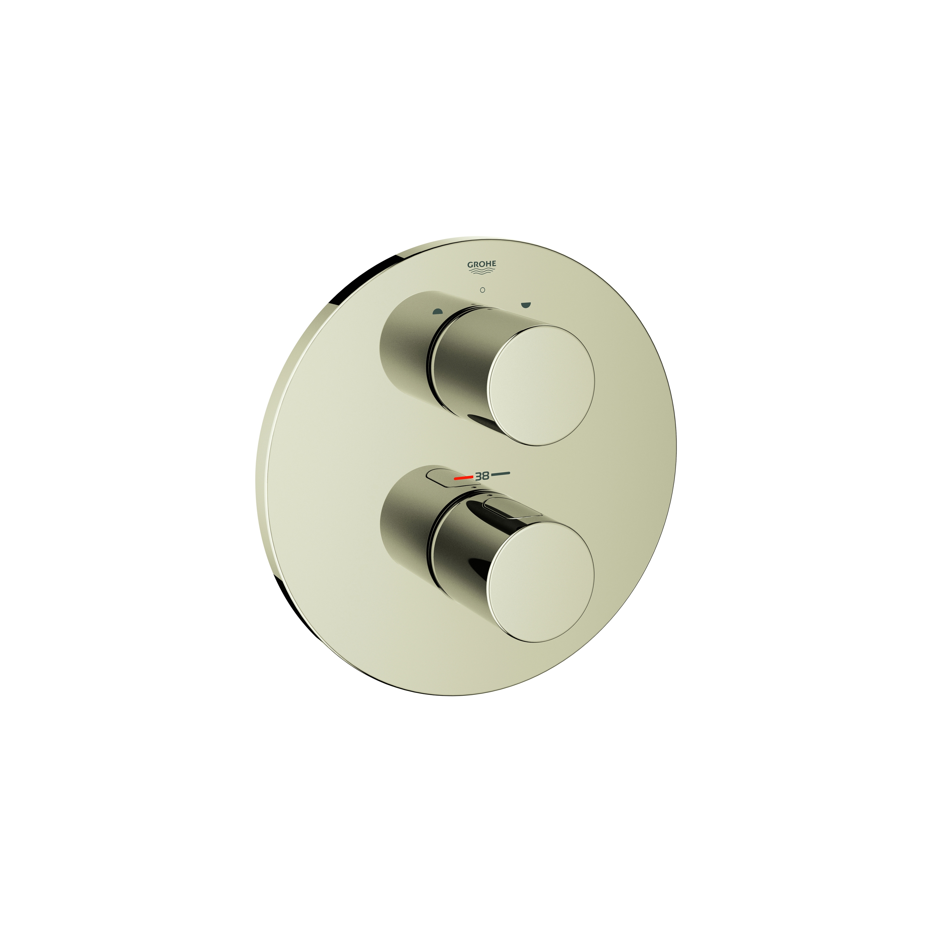 Display product Grohtherm 3000 Cosmopolitan Thermostat with integrated 2-way diverter from manufacturer GROHE
