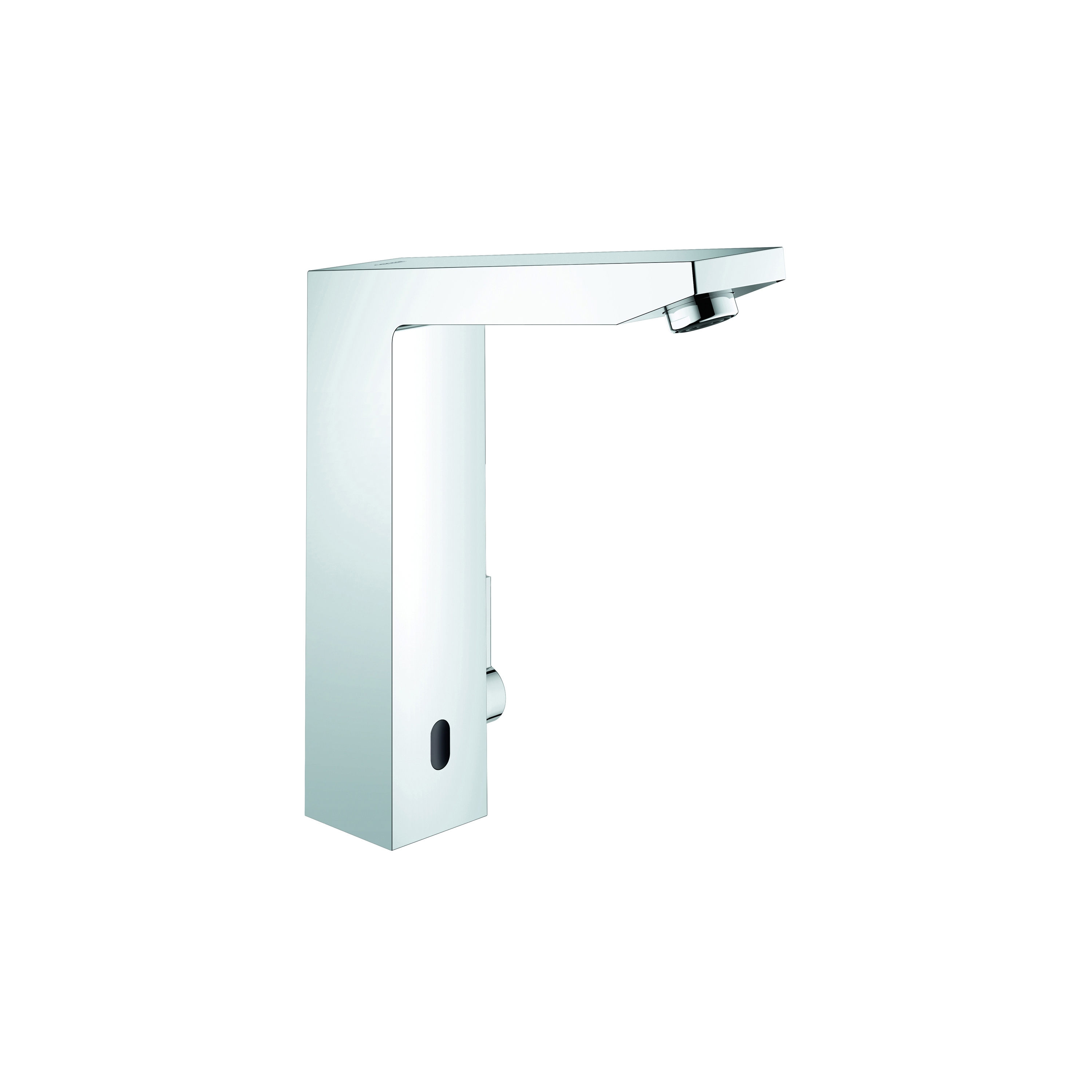 Display product Eurocube E Infra-red electronic basin mixer 1/2" with mixing device and adjustable temperature limiter from manufacturer GROHE