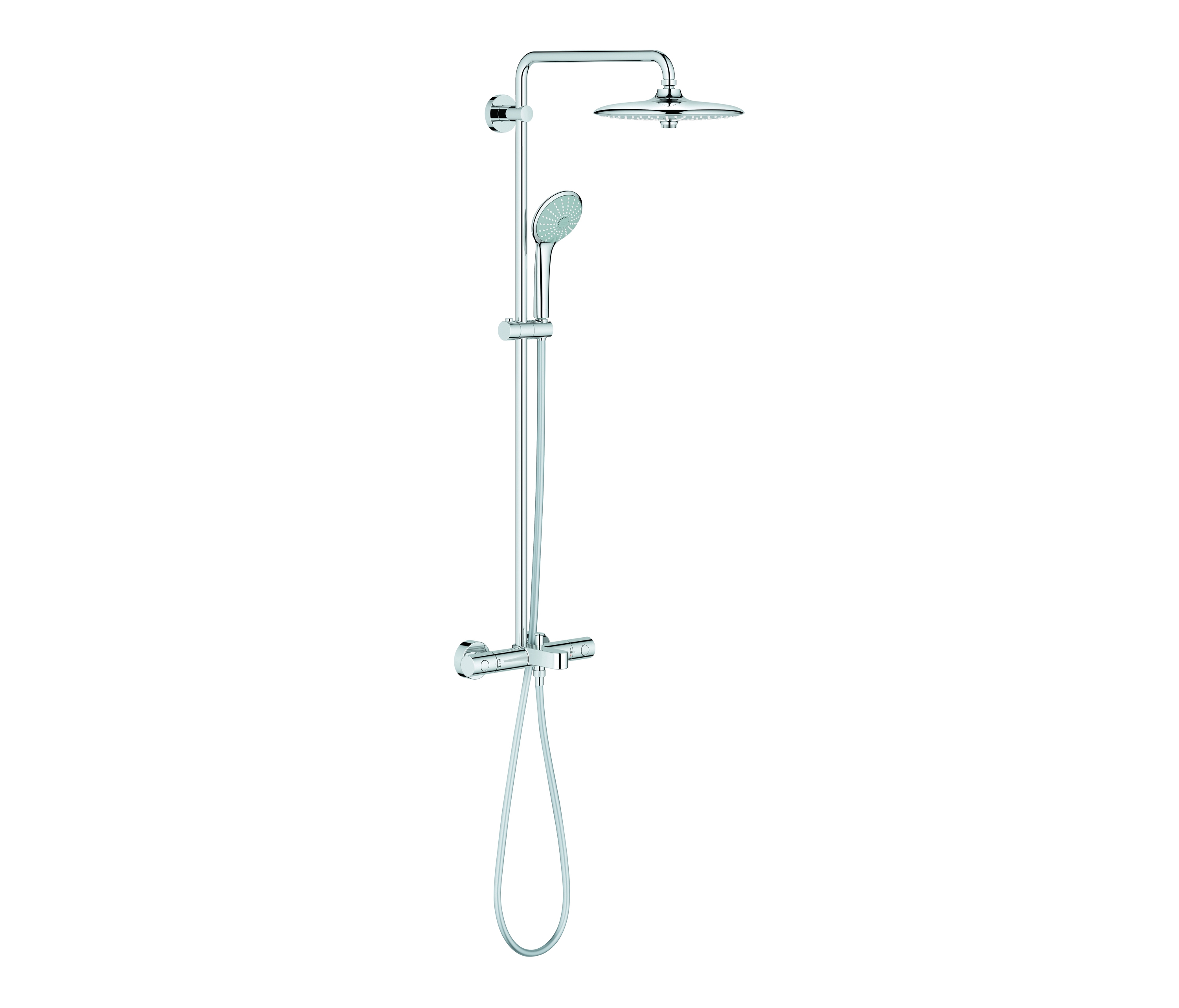 Display product Euphoria System 260 Shower system with bath thermostat for wall mounting from manufacturer GROHE