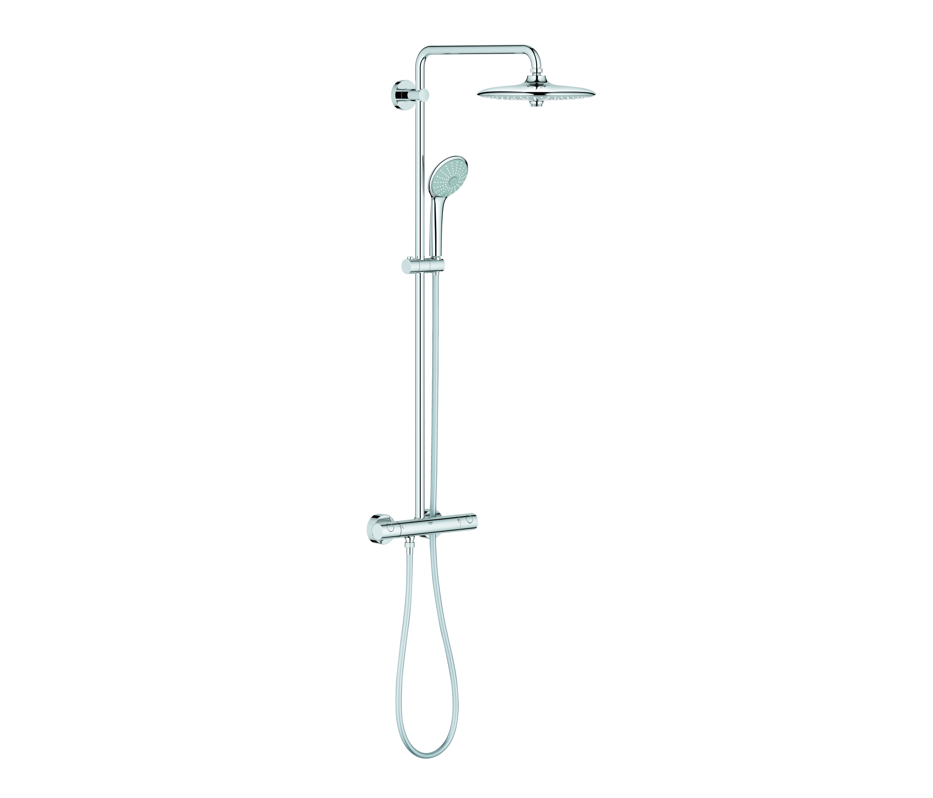 Display product Euphoria System 260 with thermostat for wall mounting from manufacturer GROHE