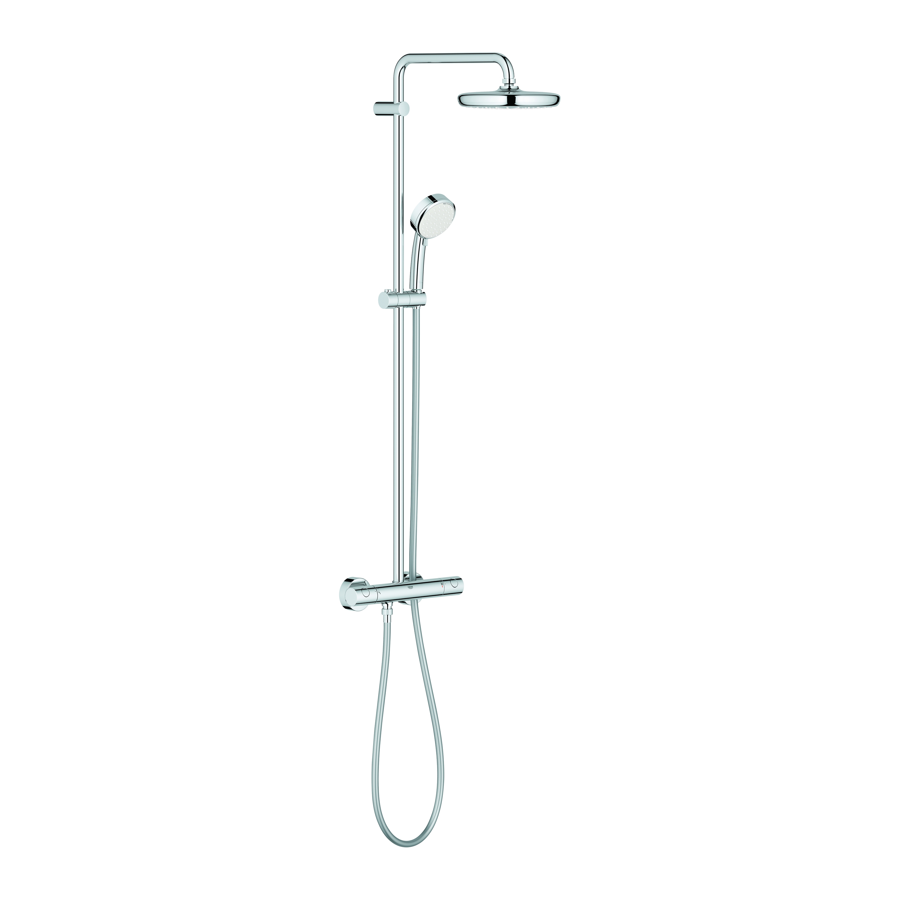 Display product Tempesta Cosmopolitan System 210 with thermostat for wall mounting from manufacturer GROHE