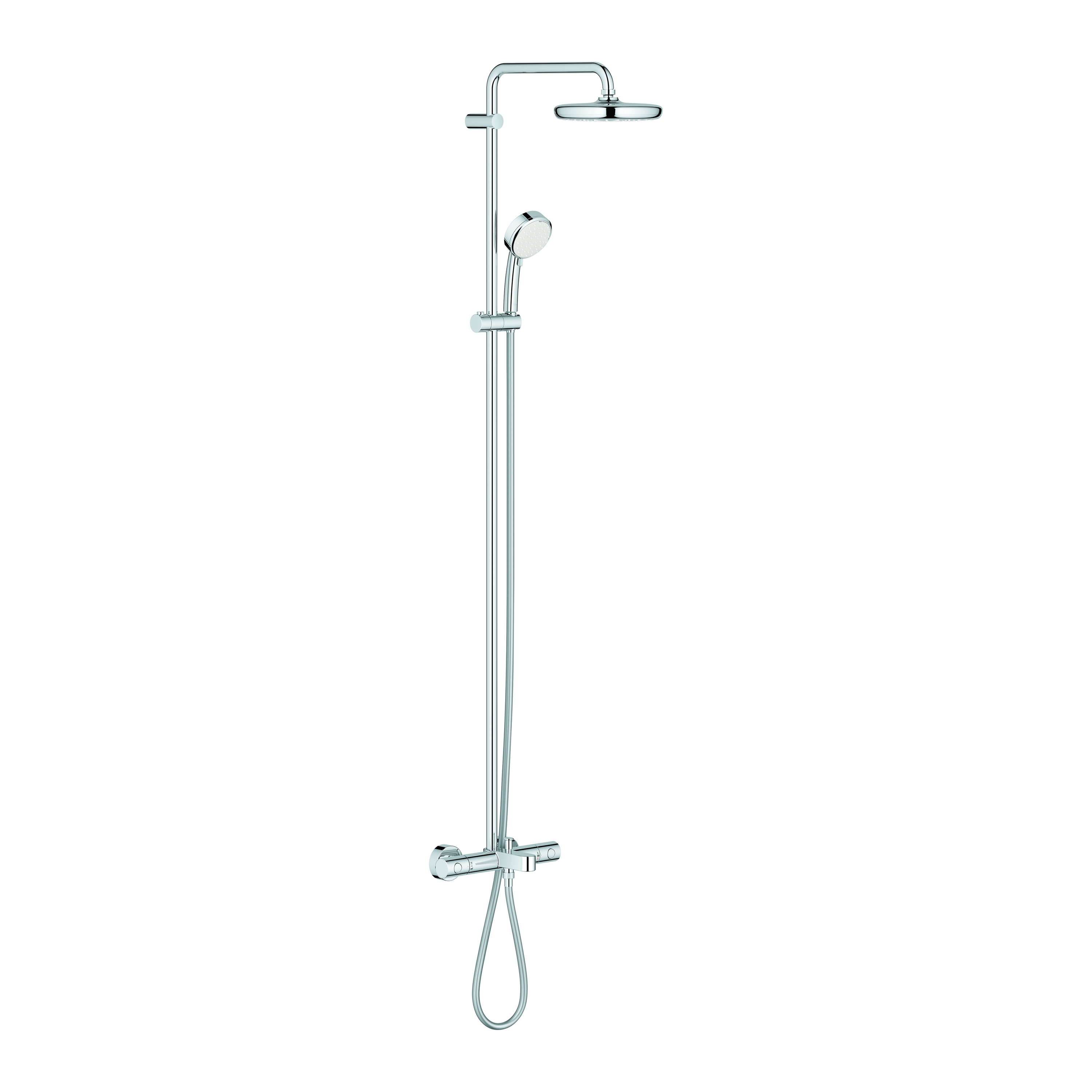 Display product Tempesta Cosmopolitan System 210 Shower system with bath thermostat for wall mounting from manufacturer GROHE
