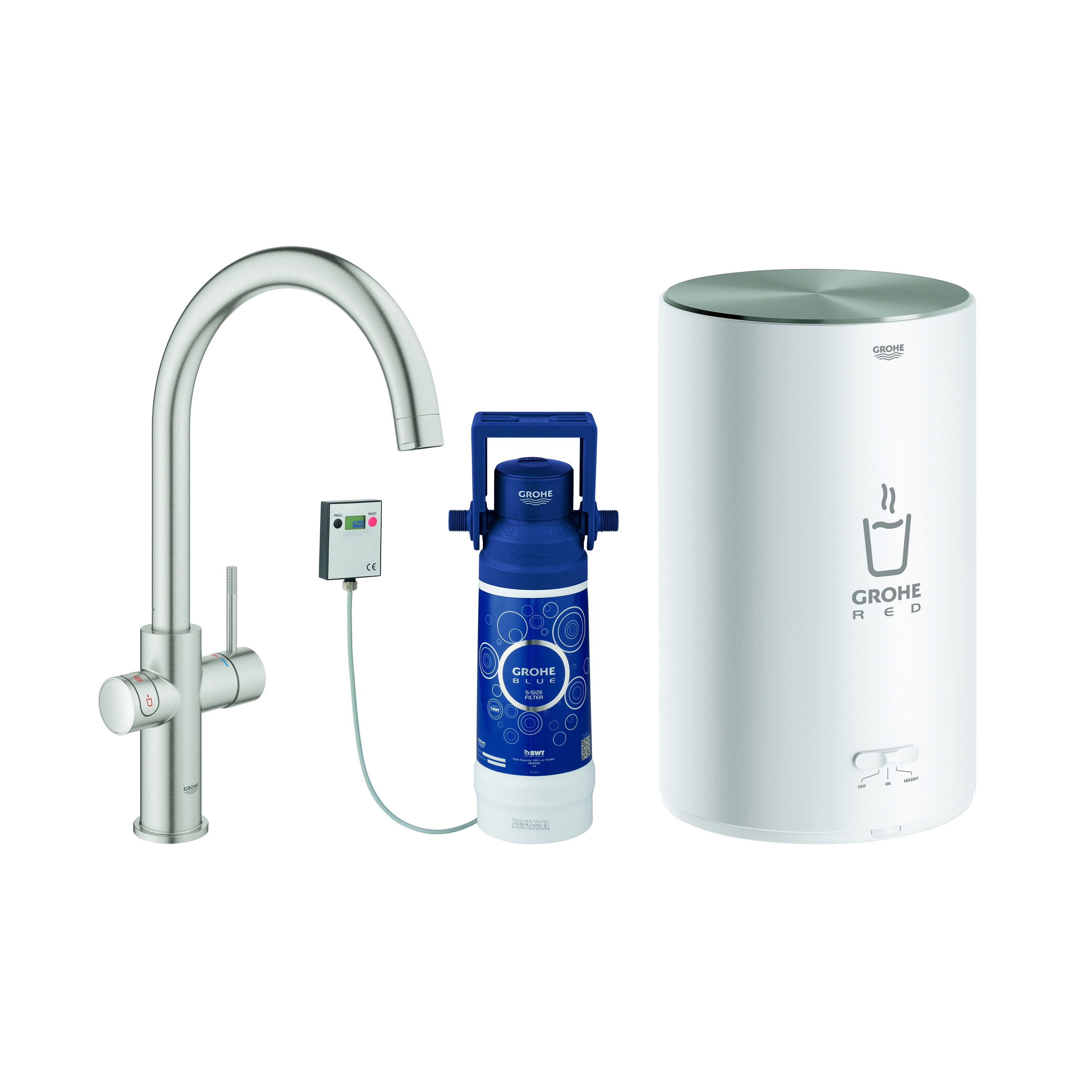 GROHE Red Duo Faucet and M size boiler