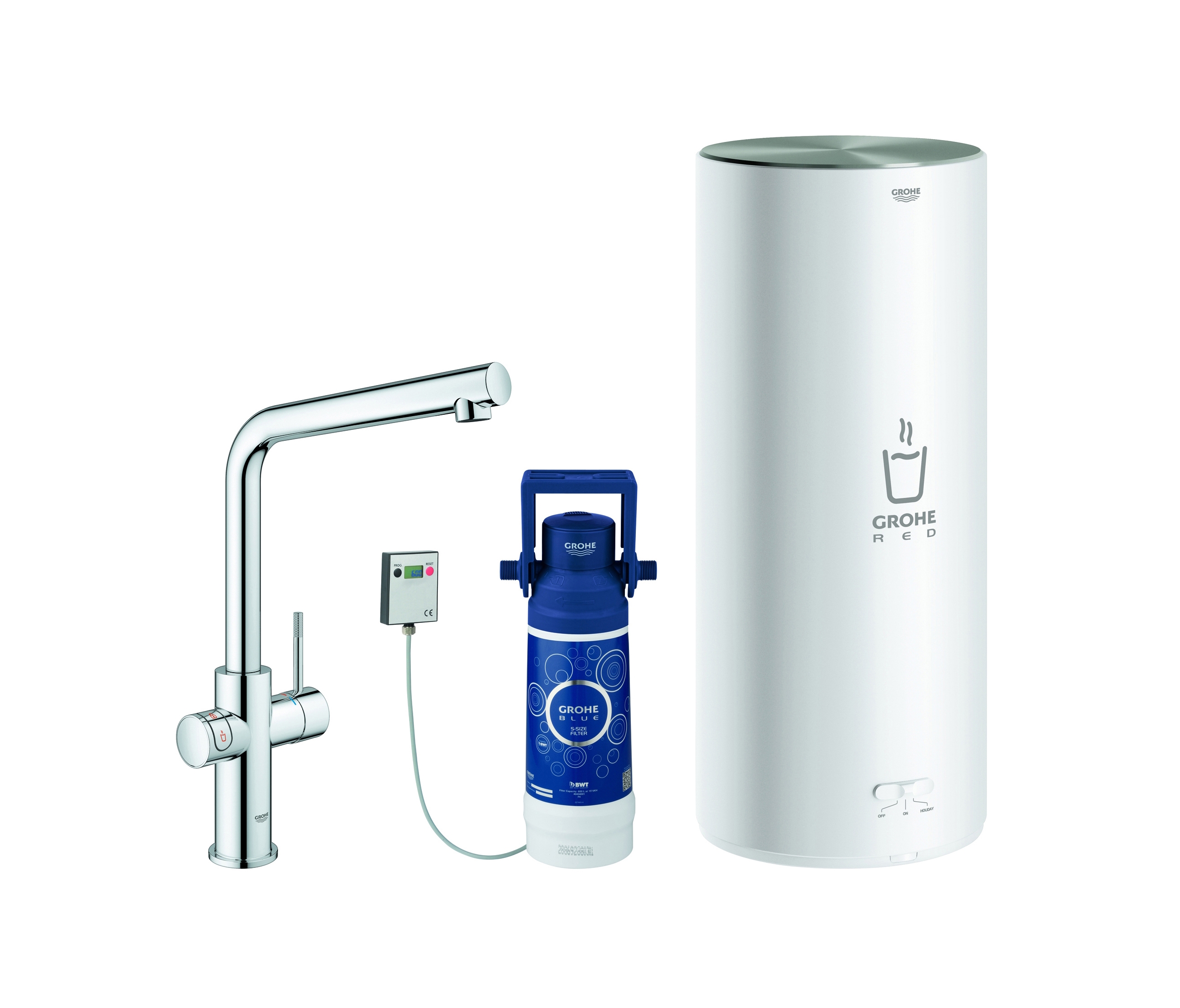 Produkt GROHE Red Duo Armatur und Boiler Größe L des Herstellers GROHE anzeigen