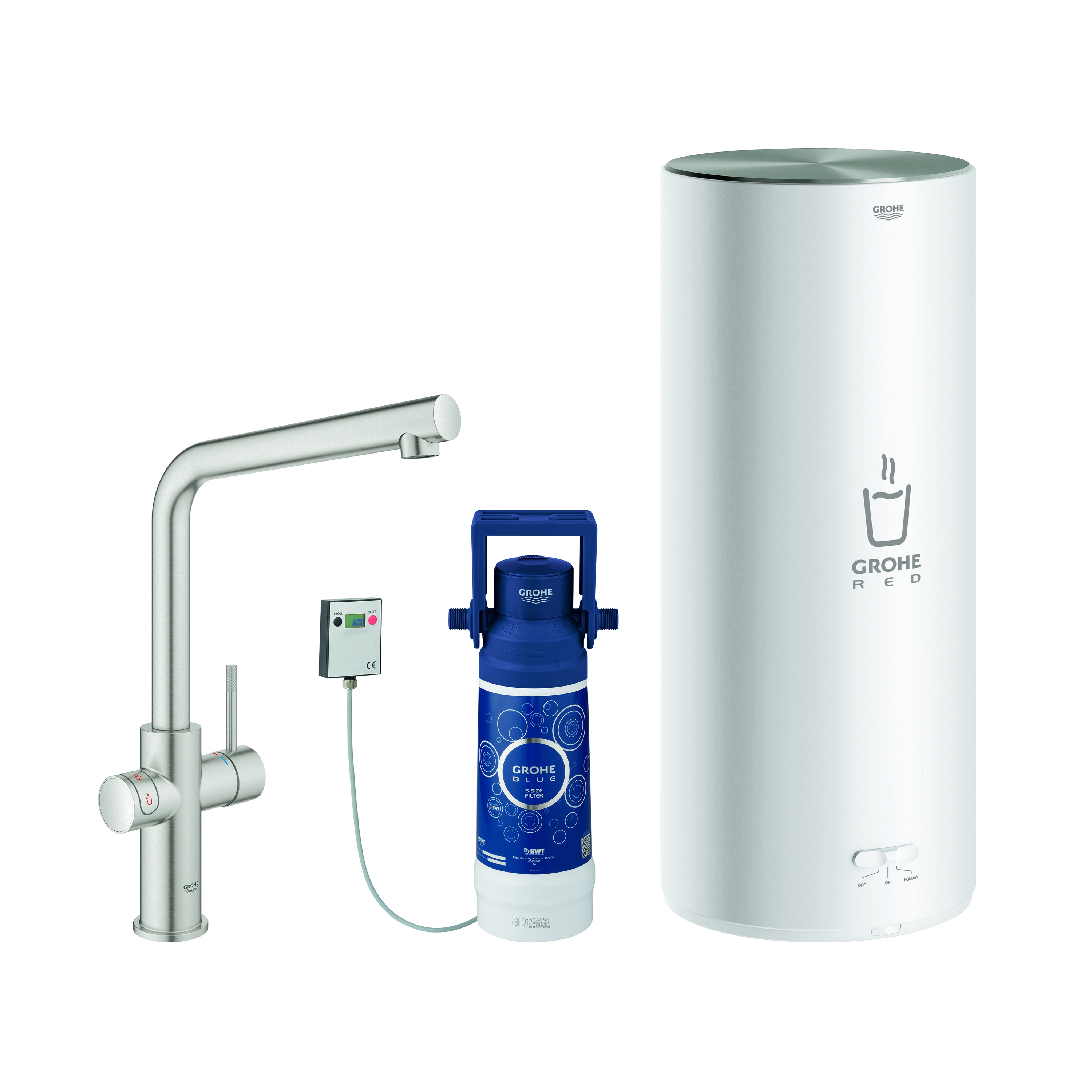 GROHE Red Duo Faucet and L size boiler