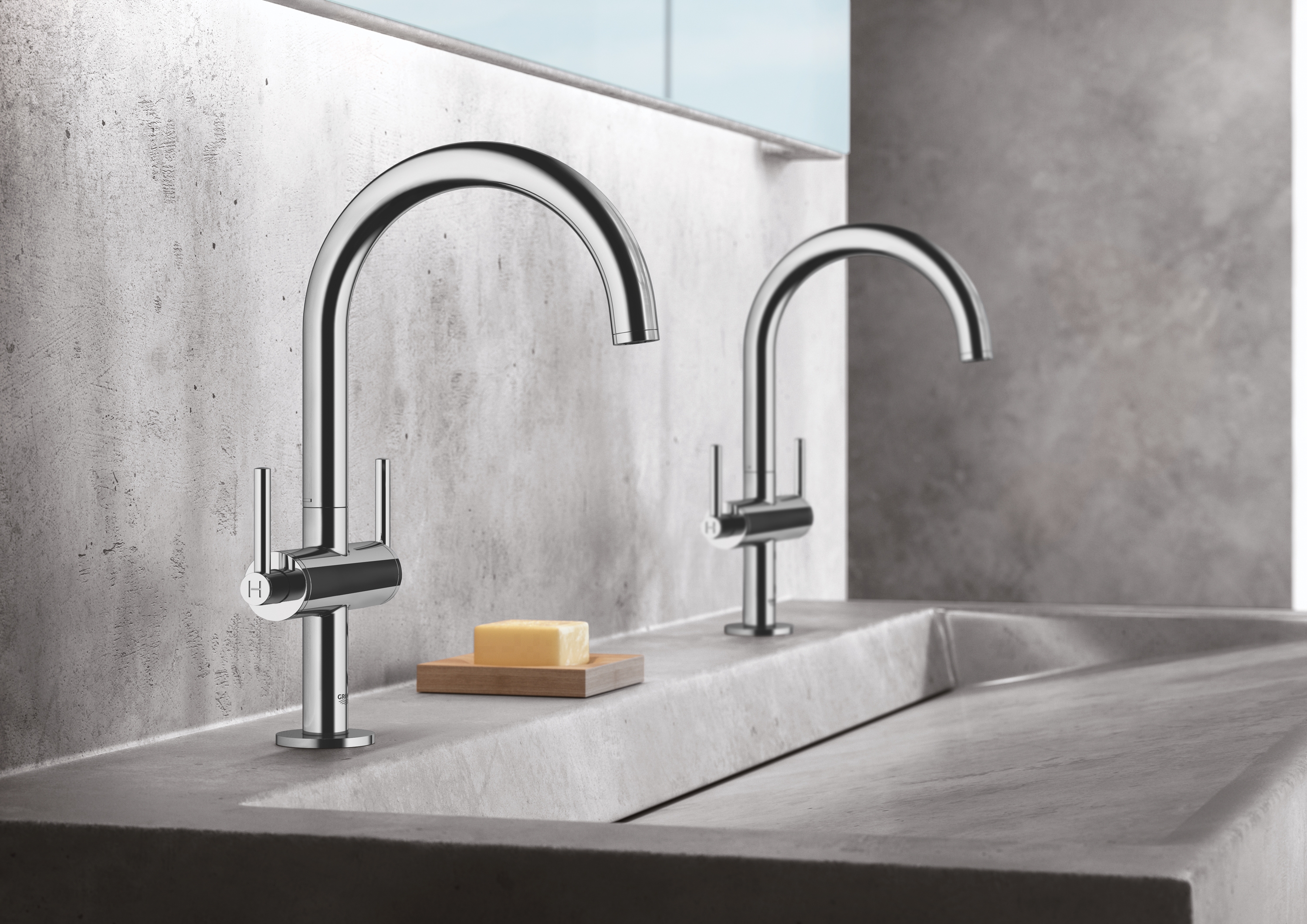 Mostra il prodotto Atrio Batteria monoforo per lavabo Taglia L del produttore GROHE