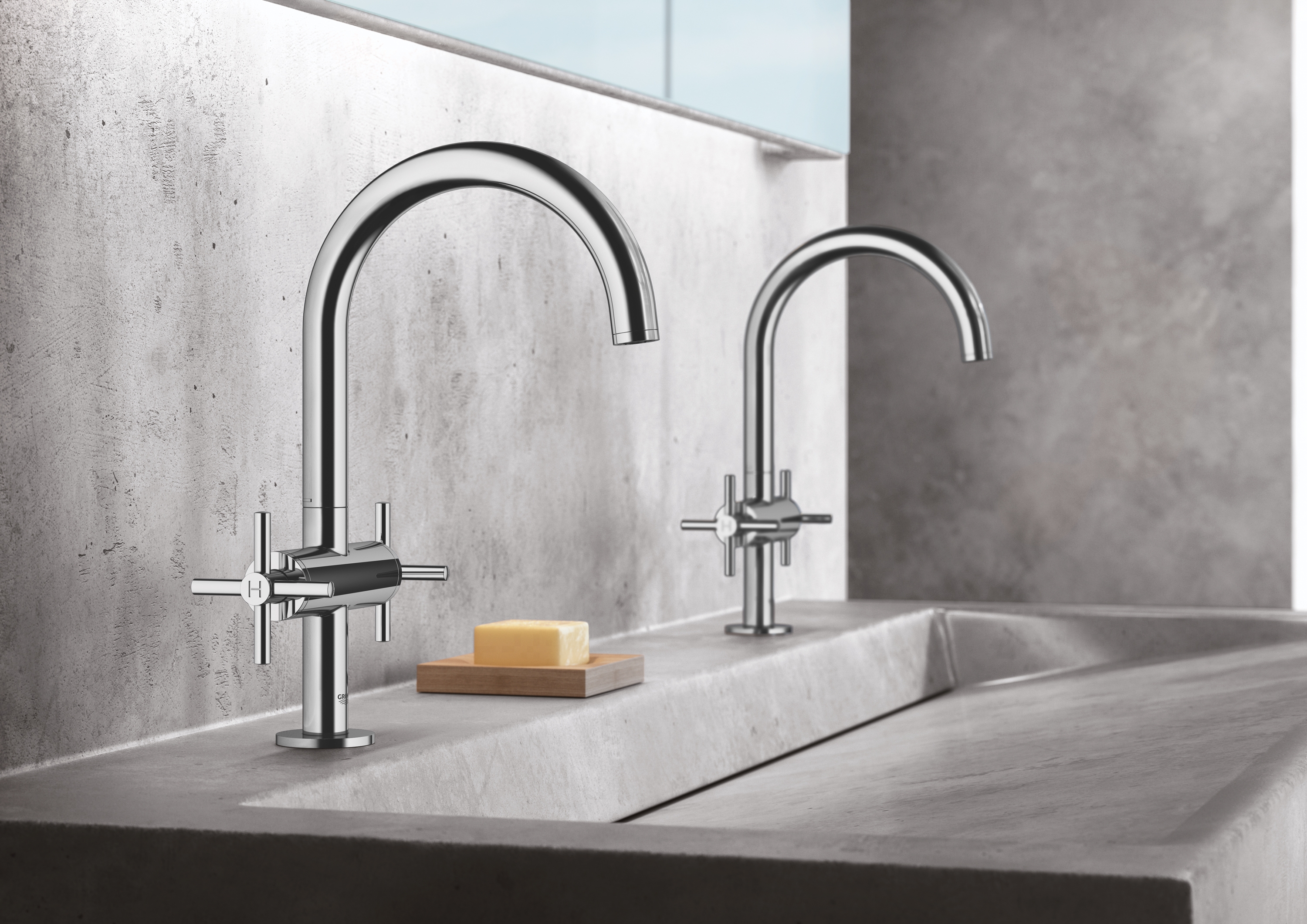 Mostra il prodotto Atrio Batteria monoforo per lavabo Taglia L del produttore GROHE