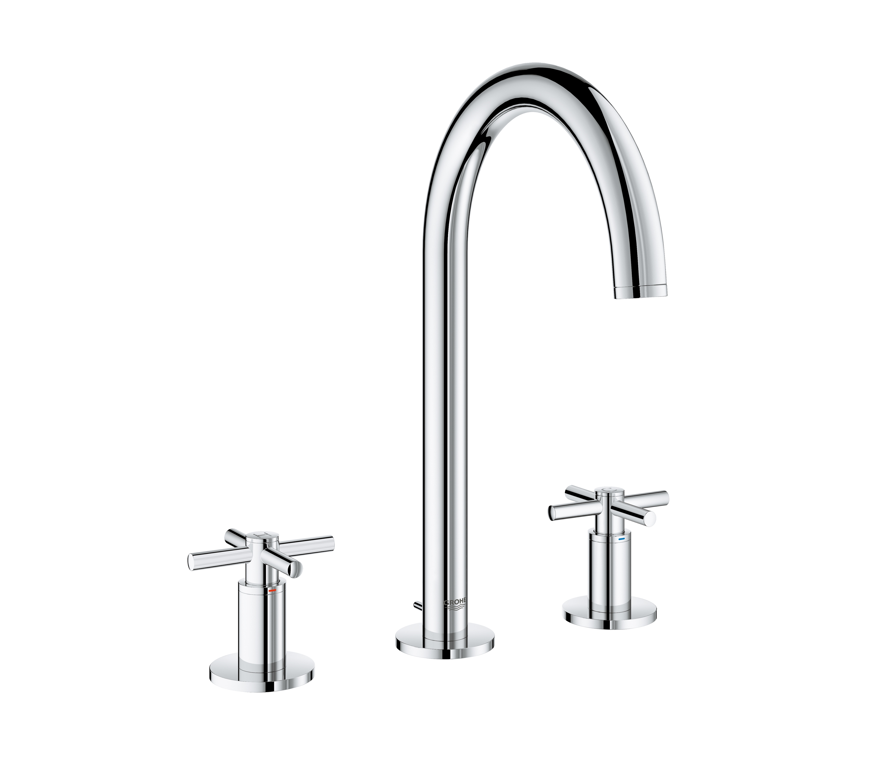 Vertoon produk Atrio Three-hole basin mixer 1/2" M-Size van vervaardiger GROHE