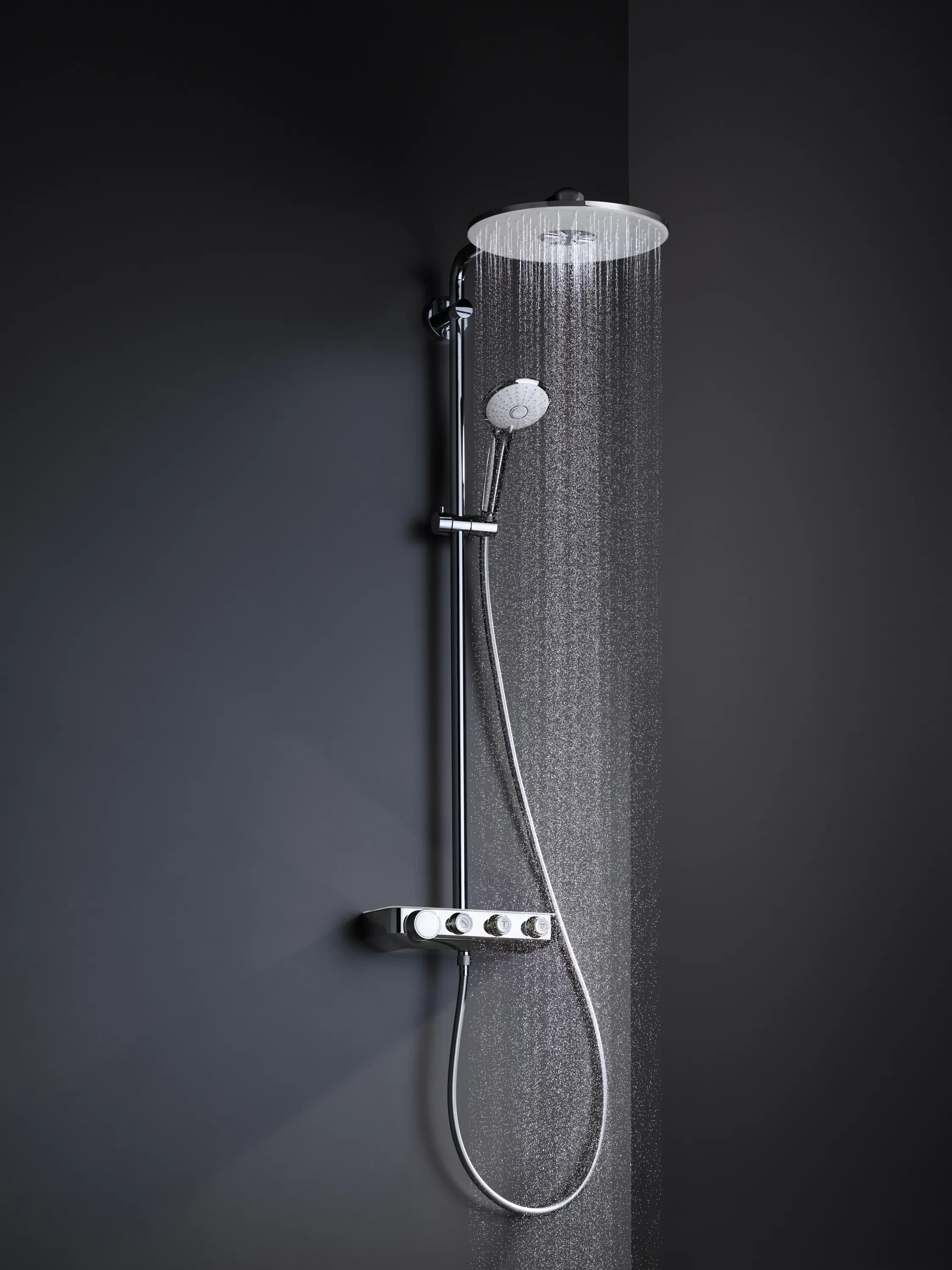 GROHE - Euphoria SmartControl System 310 Duo Shower System with thermostat for wall mounting