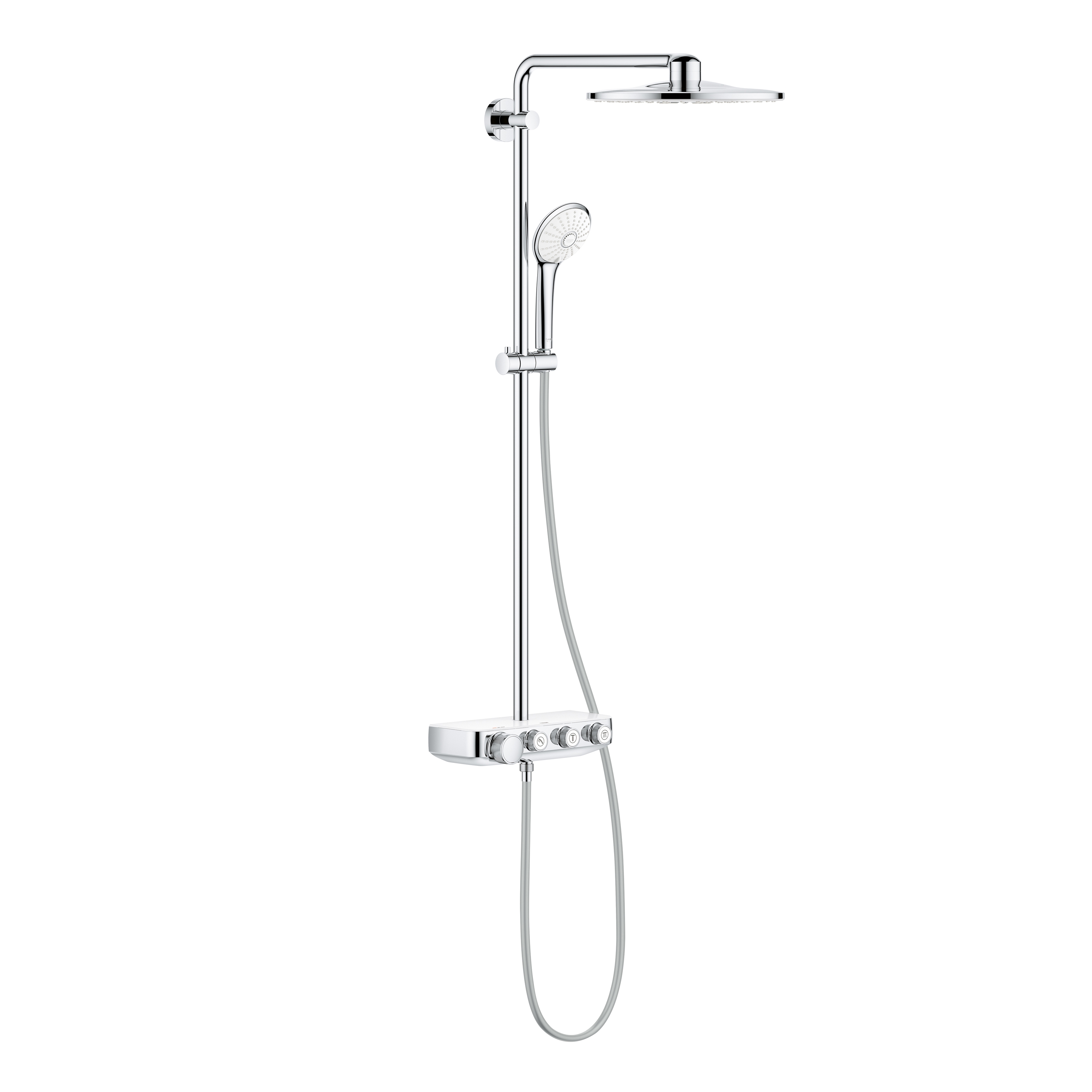 Vertoon produk Euphoria SmartControl System 310 Duo Shower System with  thermostat for wall mounting van vervaardiger GROHE