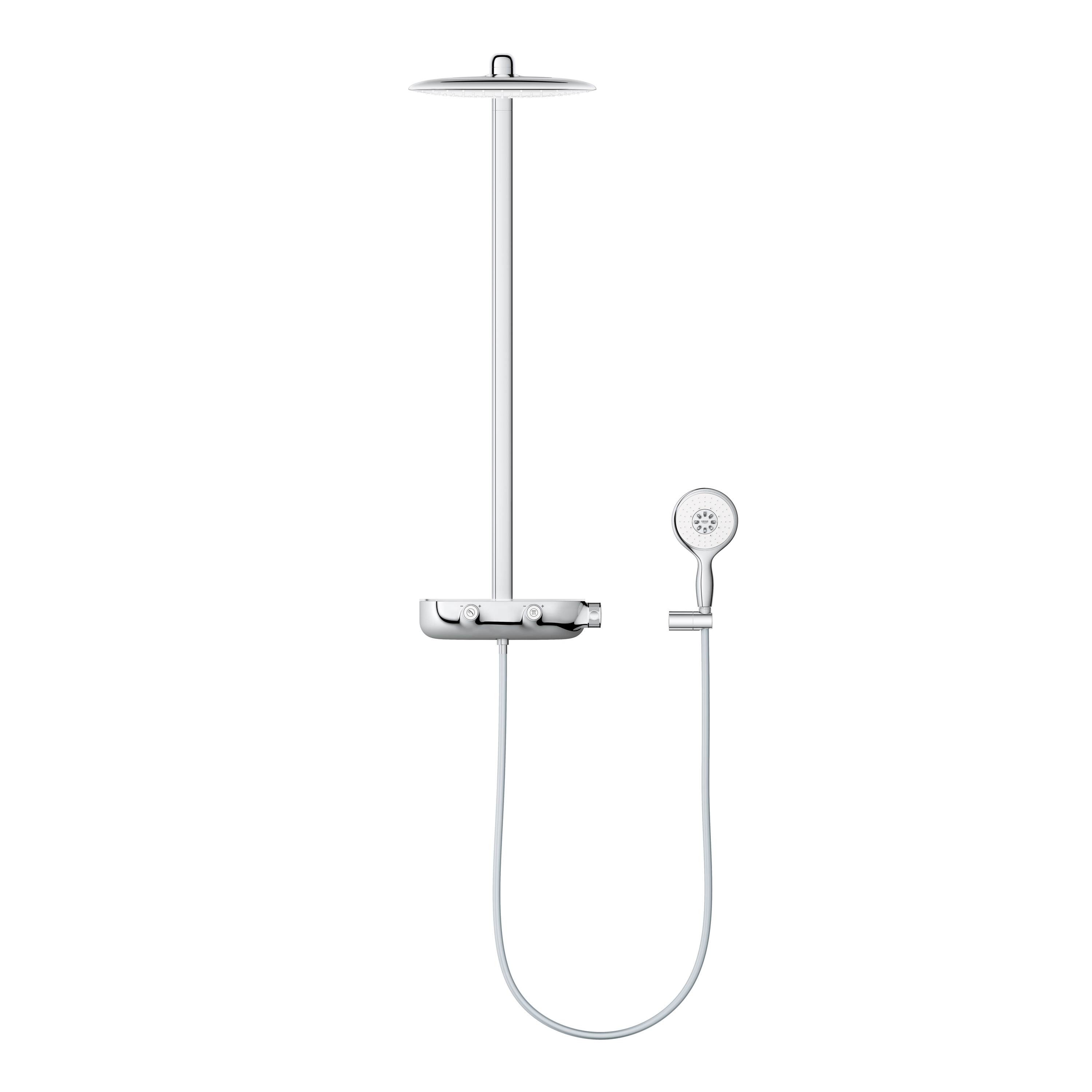 Display product Rainshower System SmartControl 360 Mono with thermostat for wall mounting from manufacturer GROHE