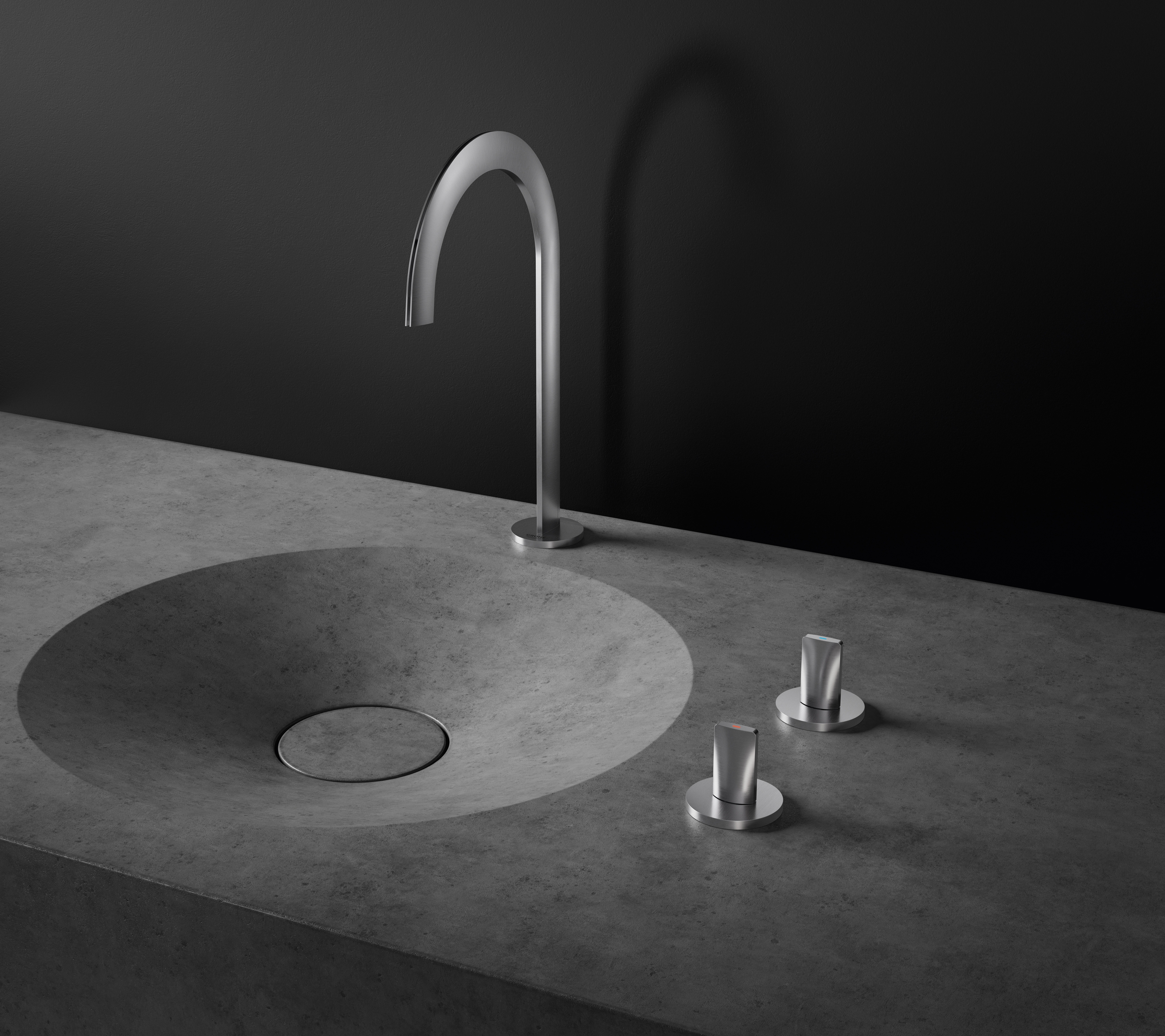 Display product Atrio Icon 3D 3-hole deck-mount basin mixer from manufacturer GROHE