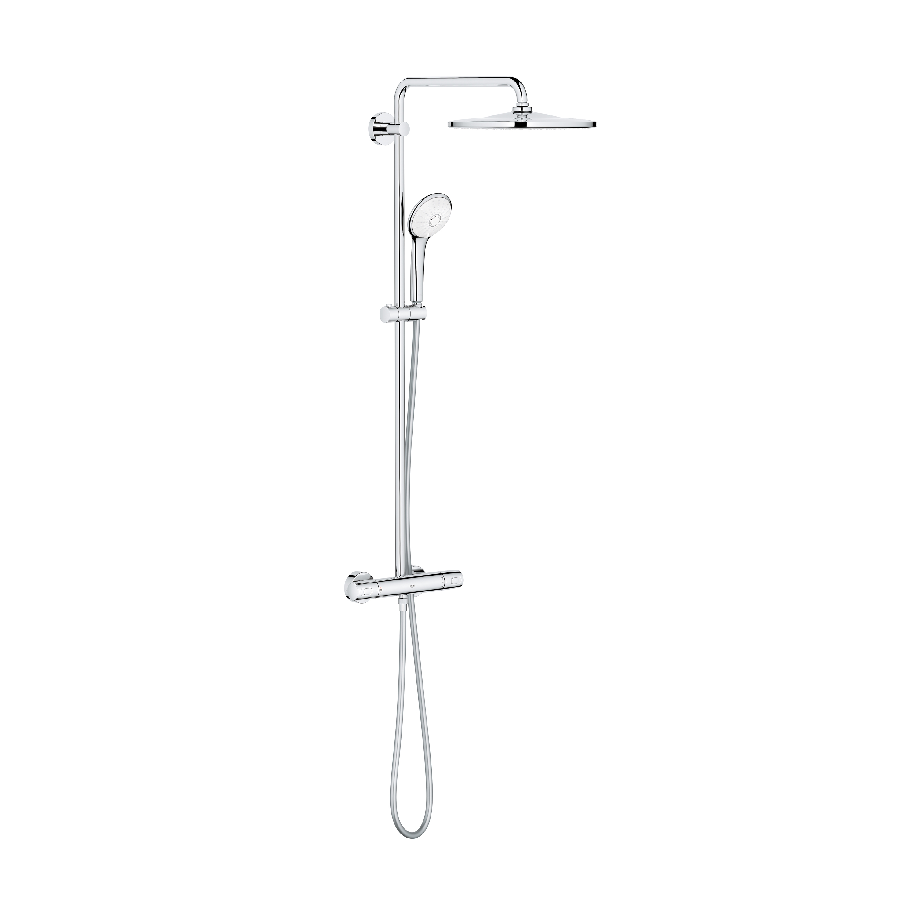 Display product Euphoria System 310 Shower System with thermostatic mixer for wall mounting from manufacturer GROHE