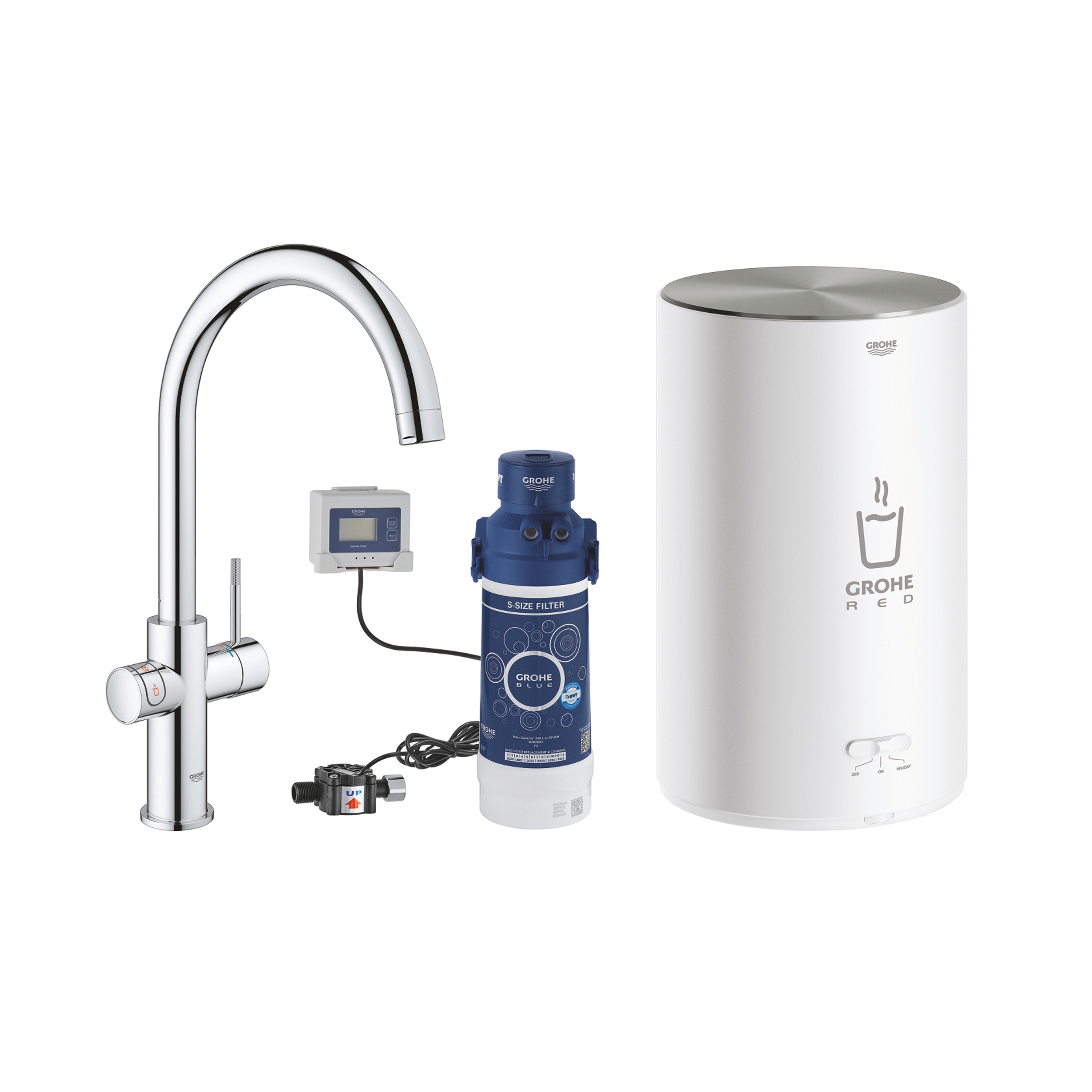 Produkt GROHE Red Duo Armatur und Boiler Größe M des Herstellers GROHE anzeigen