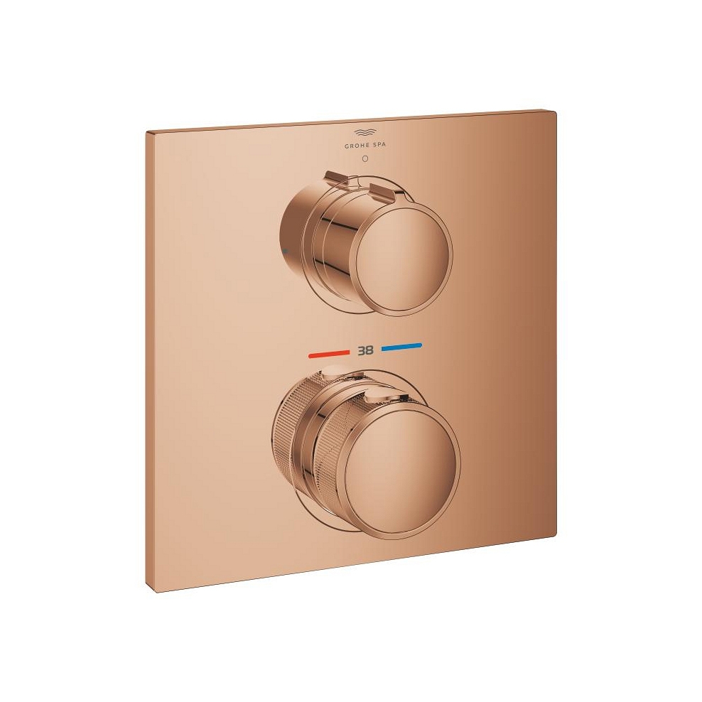 Allure Thermostat for concealed installation with one valve