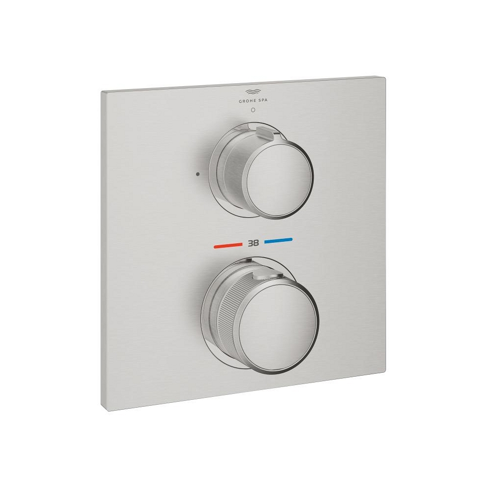 Allure Thermostat for concealed installation with one valve