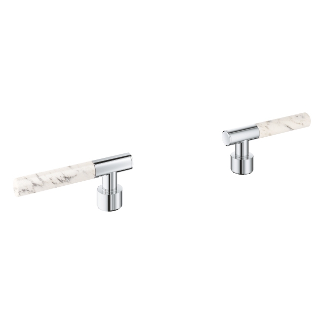 Display product Atrio Private Collection Sticks made from White Attica Caesarstone material from manufacturer GROHE
