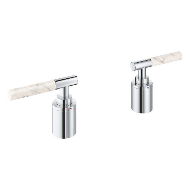 Display product Atrio Private Collection Sticks made from White Attica Caesarstone material from manufacturer GROHE